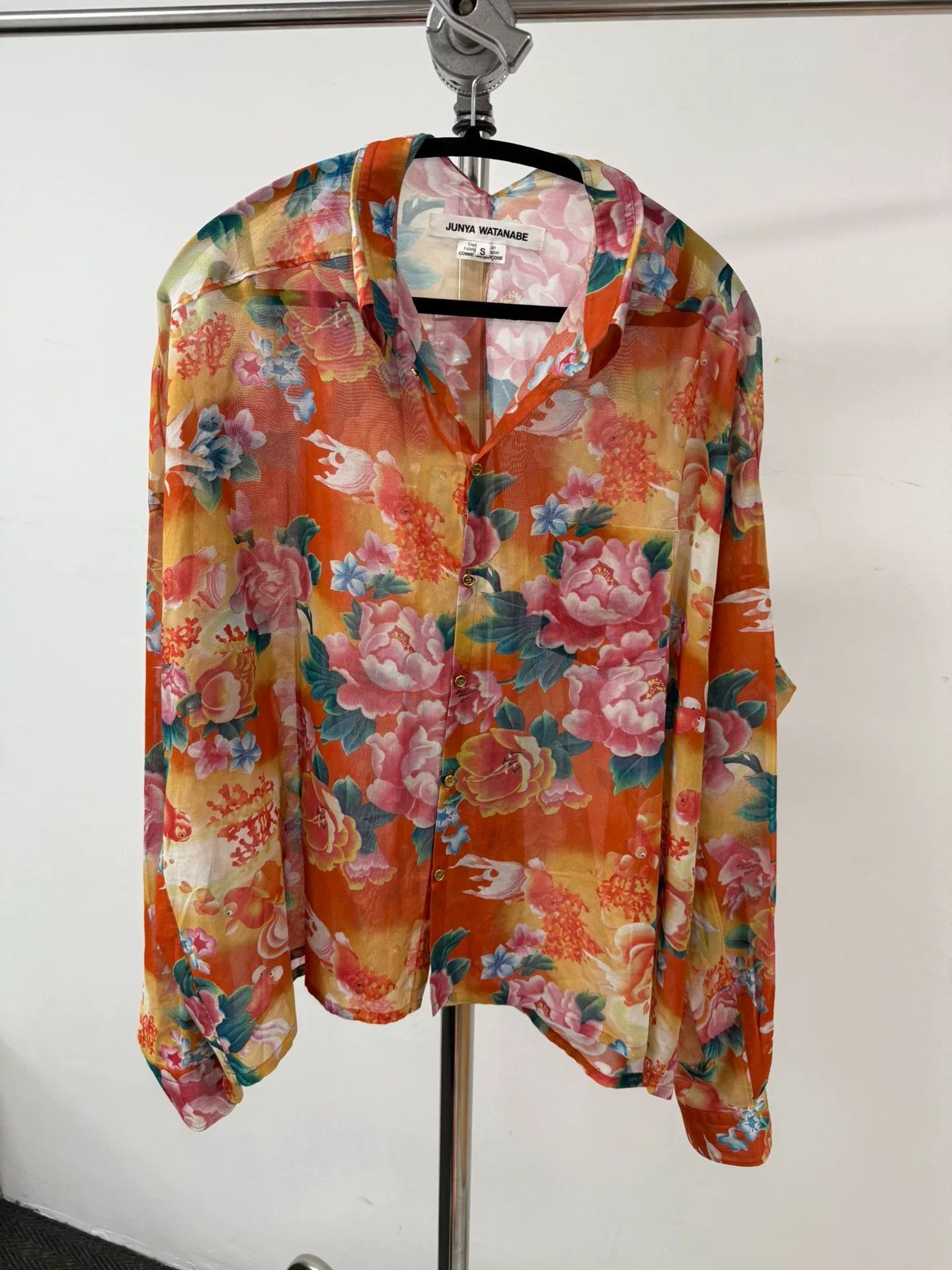 Junya Watanabe floral sheer blouse by junya watanabe Size S / US 4 / IT 40 - 1 Thumbnail