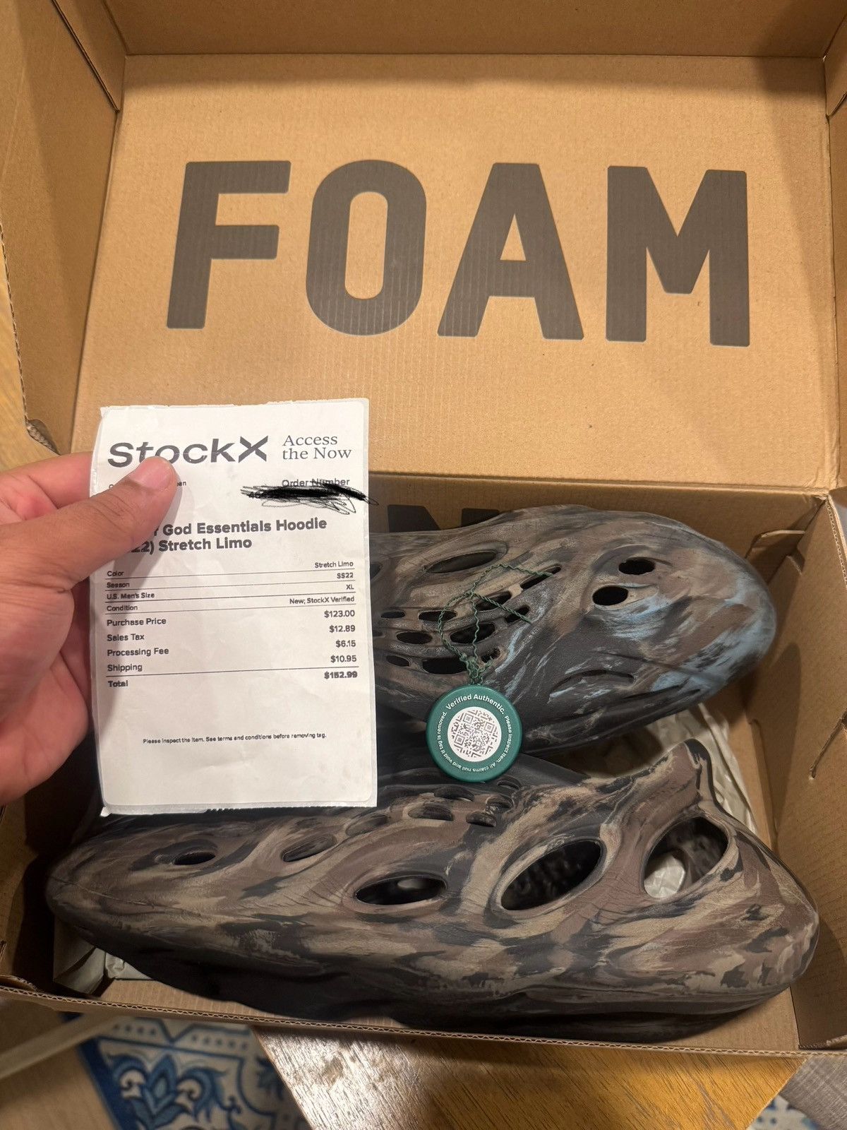 Yeezy Yeezy Foam RNR MX Cinder Size US 11 / EU 44 - 1 Thumbnail