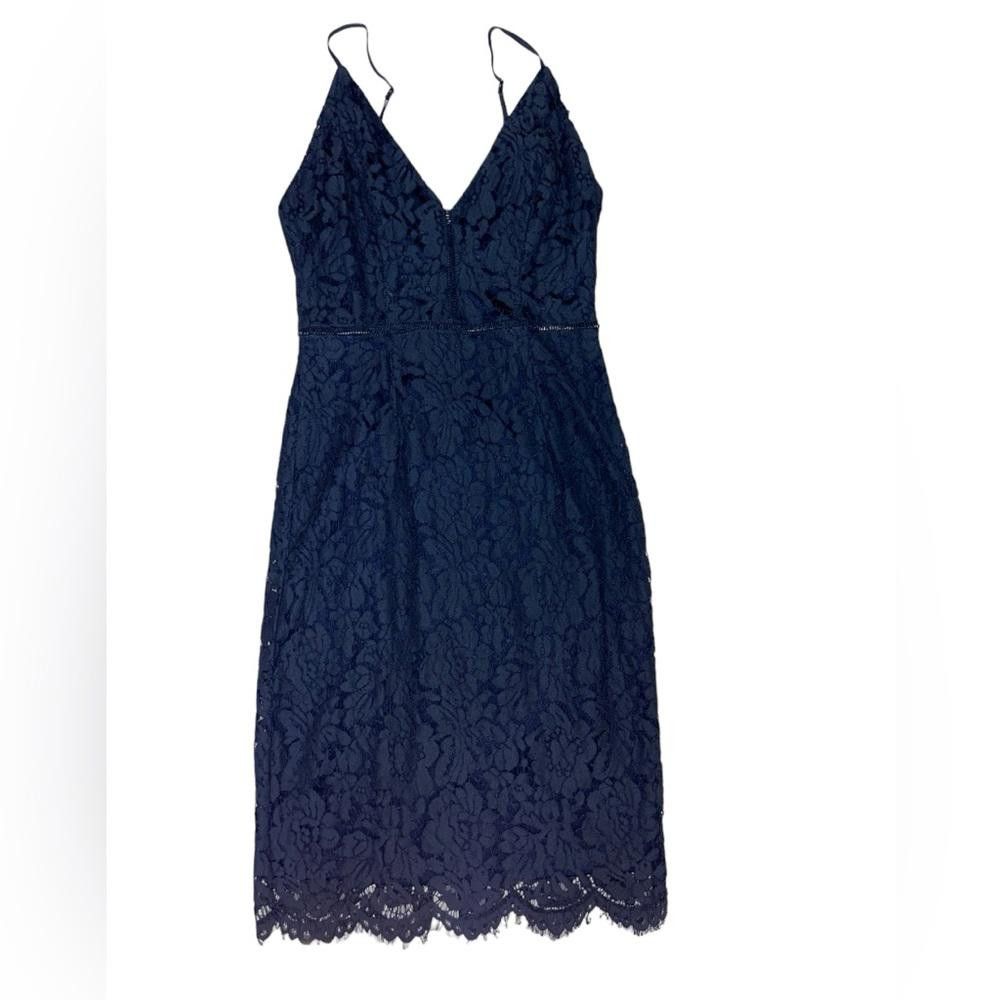 Other Astr l Navy Lace Bodycon Dress XS Size XS / US 0-2 / IT 36-38 - 2 Thumbnail