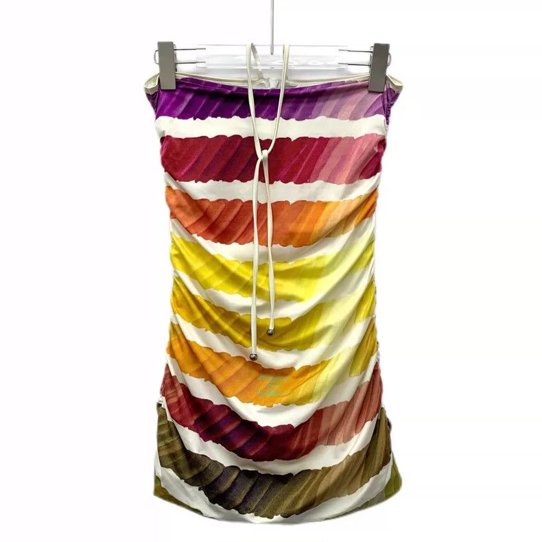 Chanel Chanel Color Block Dress with Graffiti Design- DMC Size US 38 / EU 54 - 1 Thumbnail