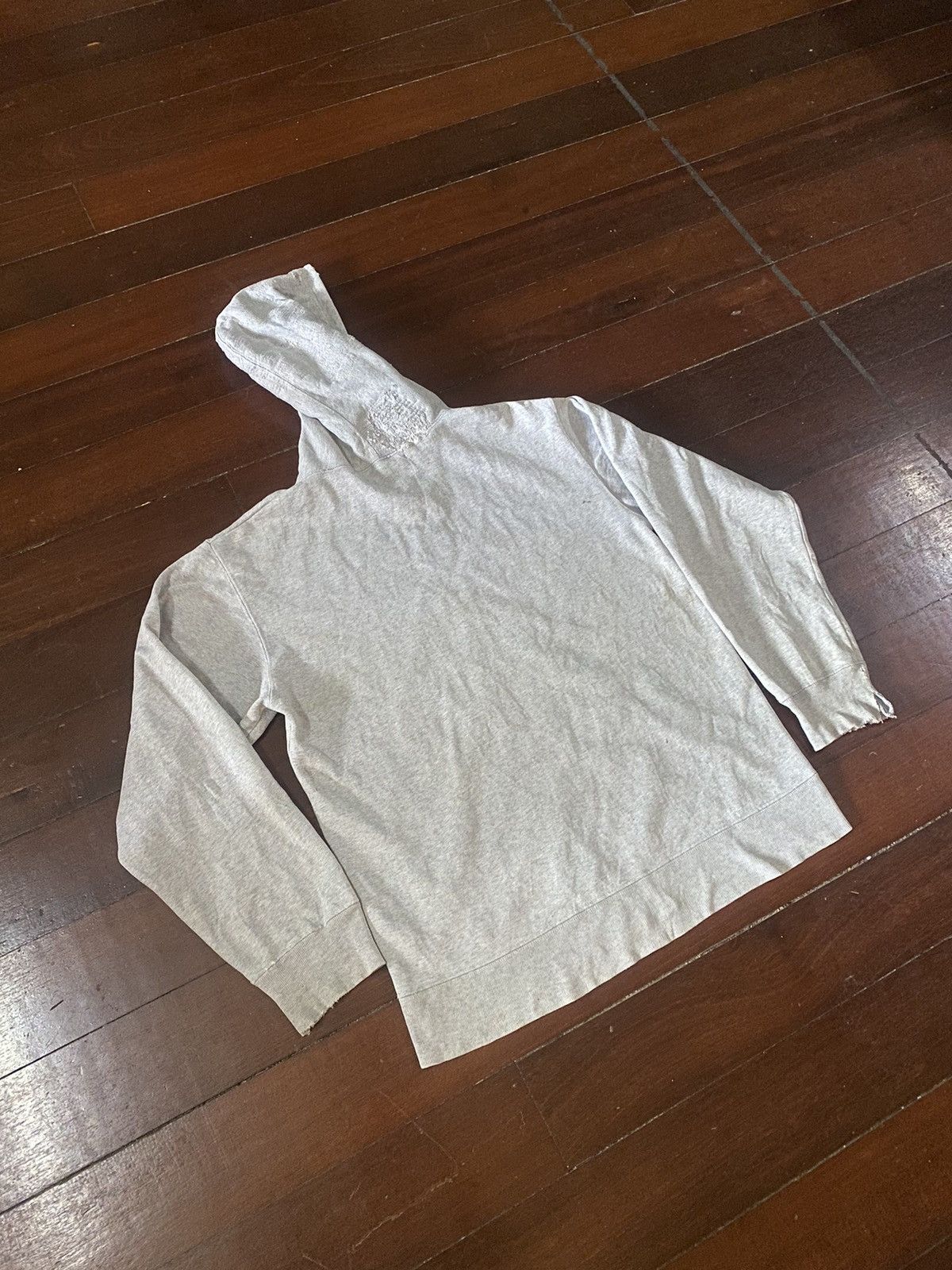 Hypebeast FIRE 🔥 VINTAGE SUPREME NY ZIP UP HOODIE DISTRESSED REWORK Size US L / EU 52-54 / 3 - 17 Thumbnail