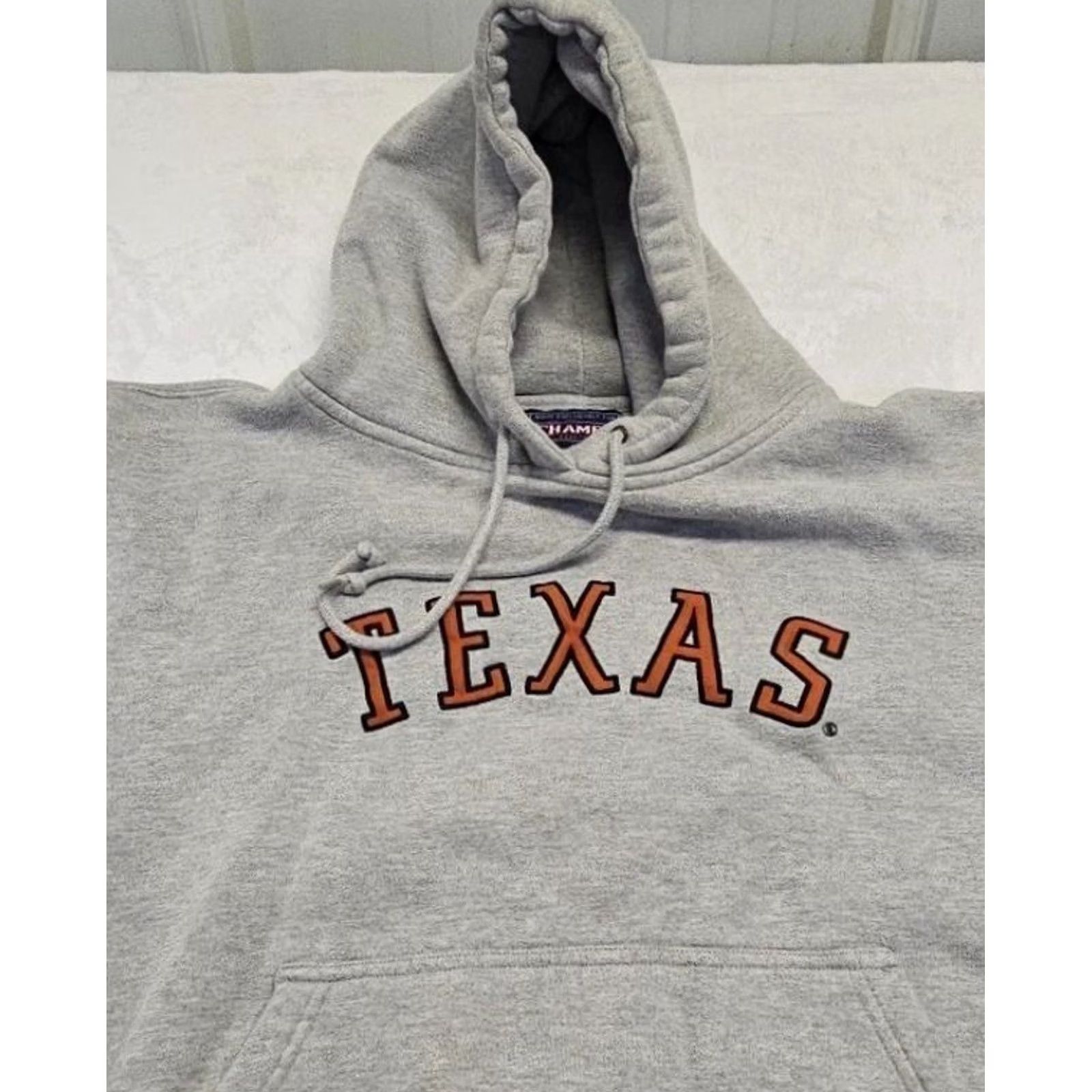 NCAA Texas Longhorns Champs Hoodie Mens M Gray Fleece Pullover NCAA Sweatshirt Size US M / EU 48-50 / 2 - 3 Thumbnail