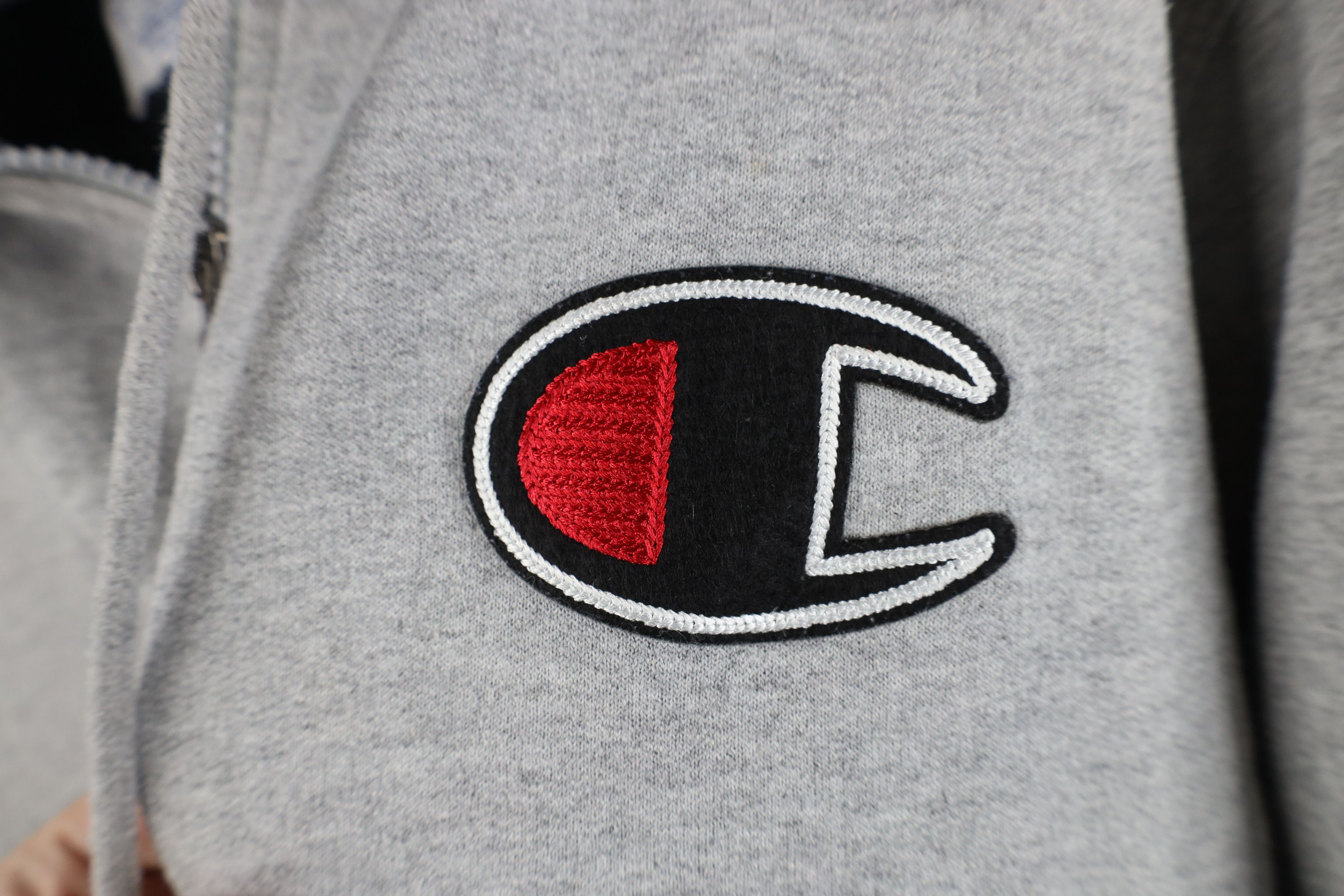Champion Vintage Y2K Champion Full Zip Hoodie Sweatshirt Heather Gray Size US S / EU 44-46 / 1 - 6 Thumbnail