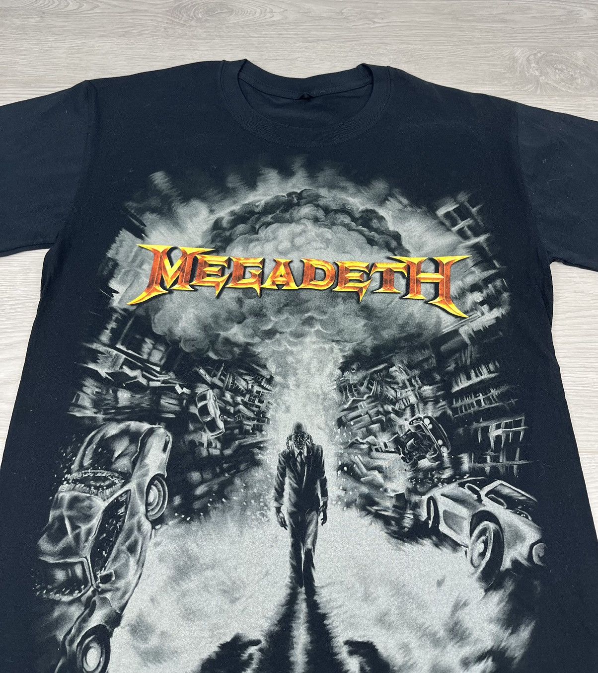 Band Tees Megadeth 2011 Black Print T Shirt M sz Size US M / EU 48-50 / 2 - 5 Thumbnail