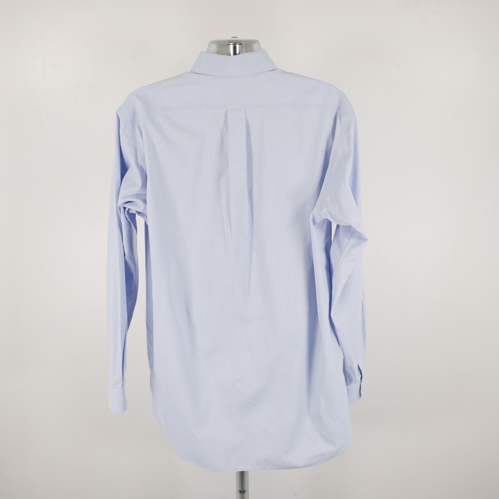 Paul Fredrick DAMAGED Paul Fredrick Blue Non Iron 17 / 37 Button Down Two Size US XL / EU 56 / 4 - 7 Thumbnail