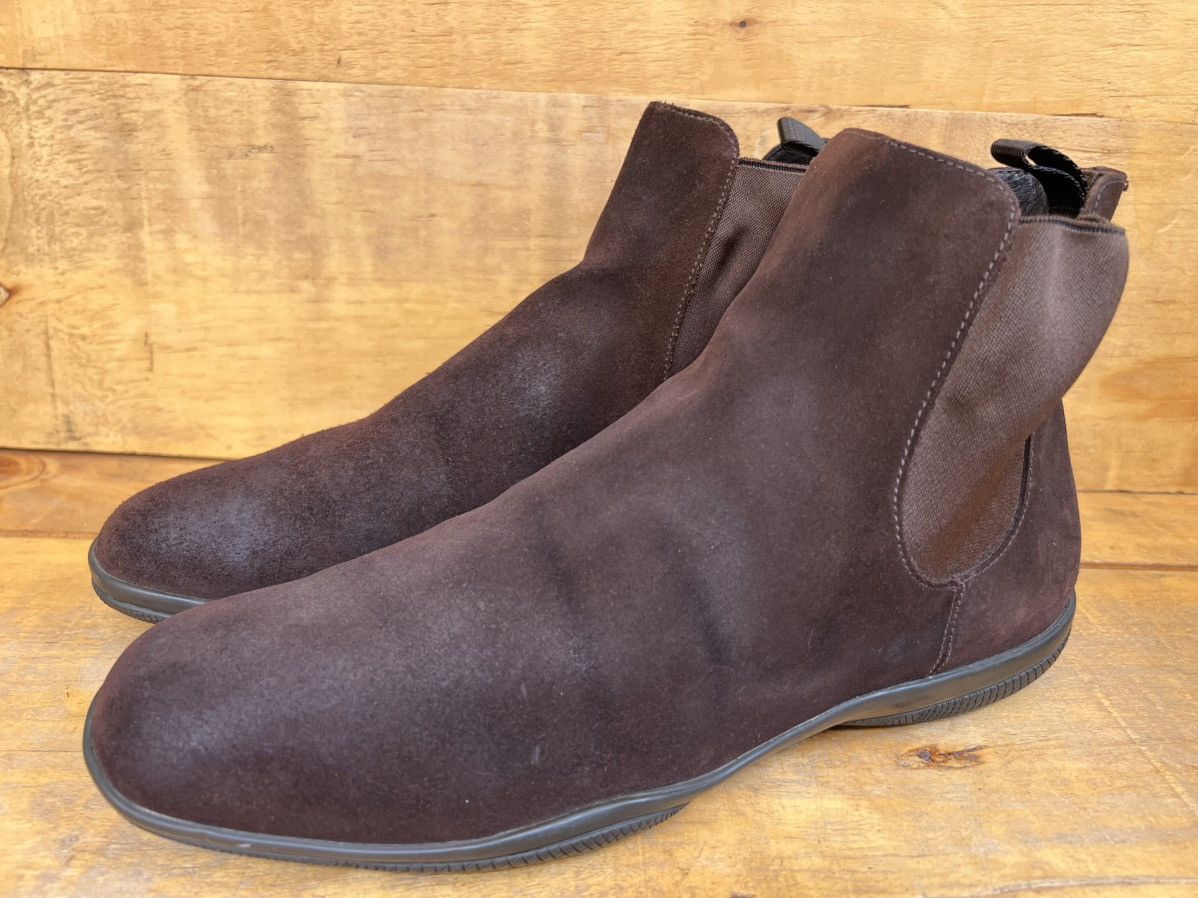 Prada Prada Men's Brown Suede Chelsea Ankle Boot Size 8 UK 9 US Size US 9 / EU 42 - 4 Thumbnail