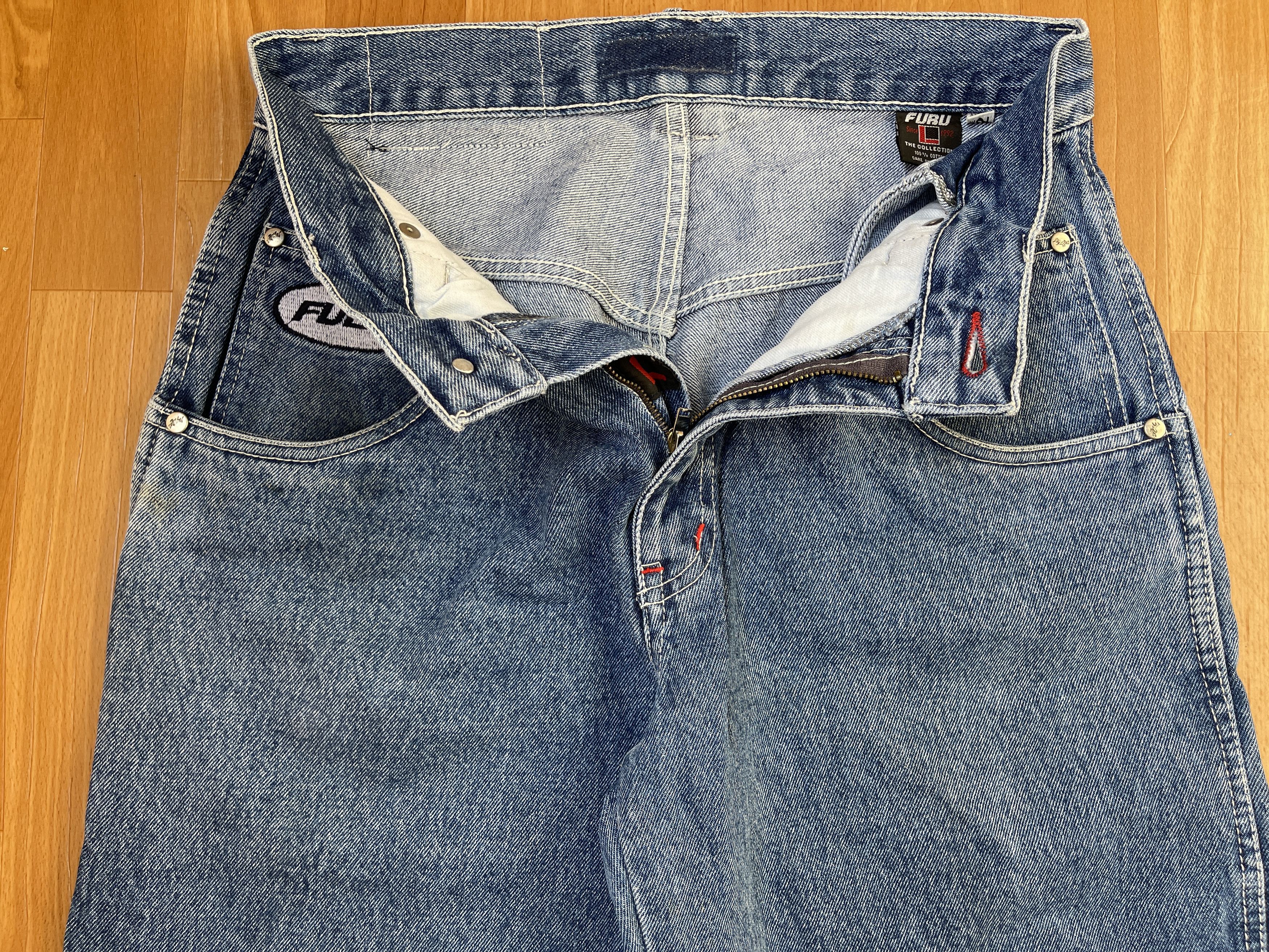 Fubu FUBU jeans, vintage baggy jeans, 90s hip hop skater Y2K 32 Size US 32 / EU 48 - 13 Thumbnail