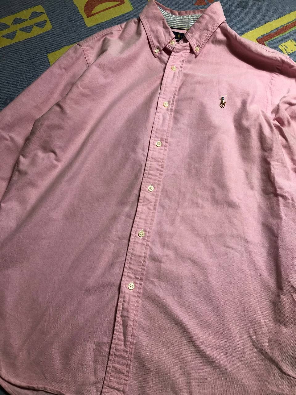 Polo Ralph Lauren × Vintage Ralph Lauren Polo Long Sleeve Button Shirt Size US L / EU 52-54 / 3 - 13 Thumbnail