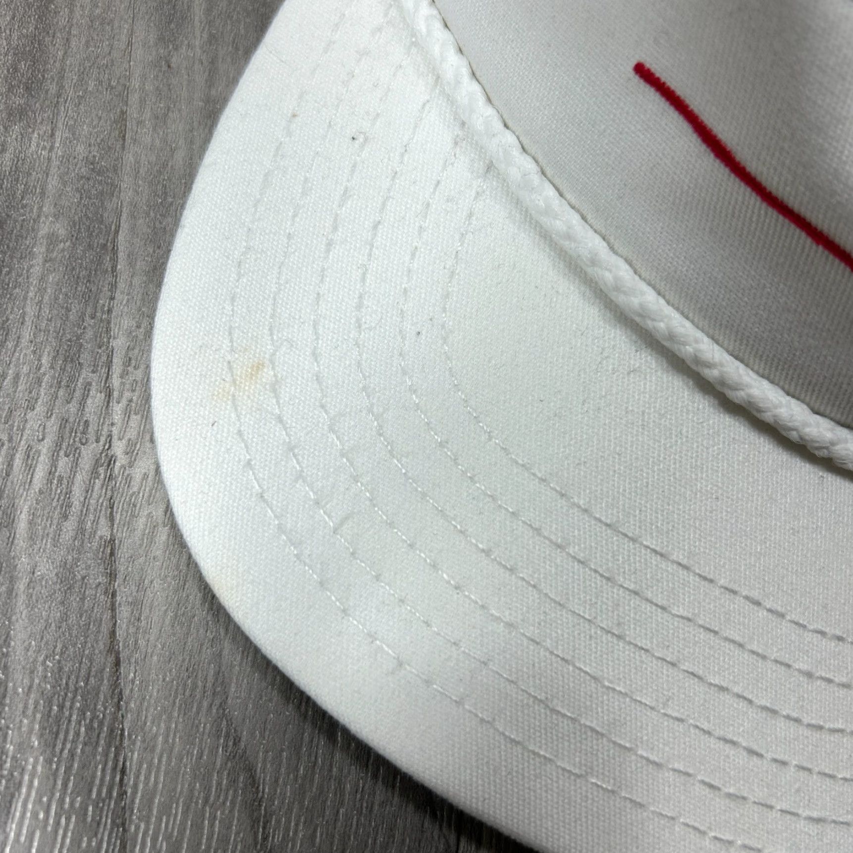 Vintage GE Capital Baseball Cap Mens One Size White Flat Brim Adjustable Strapback Hat Size ONE SIZE - 3 Thumbnail