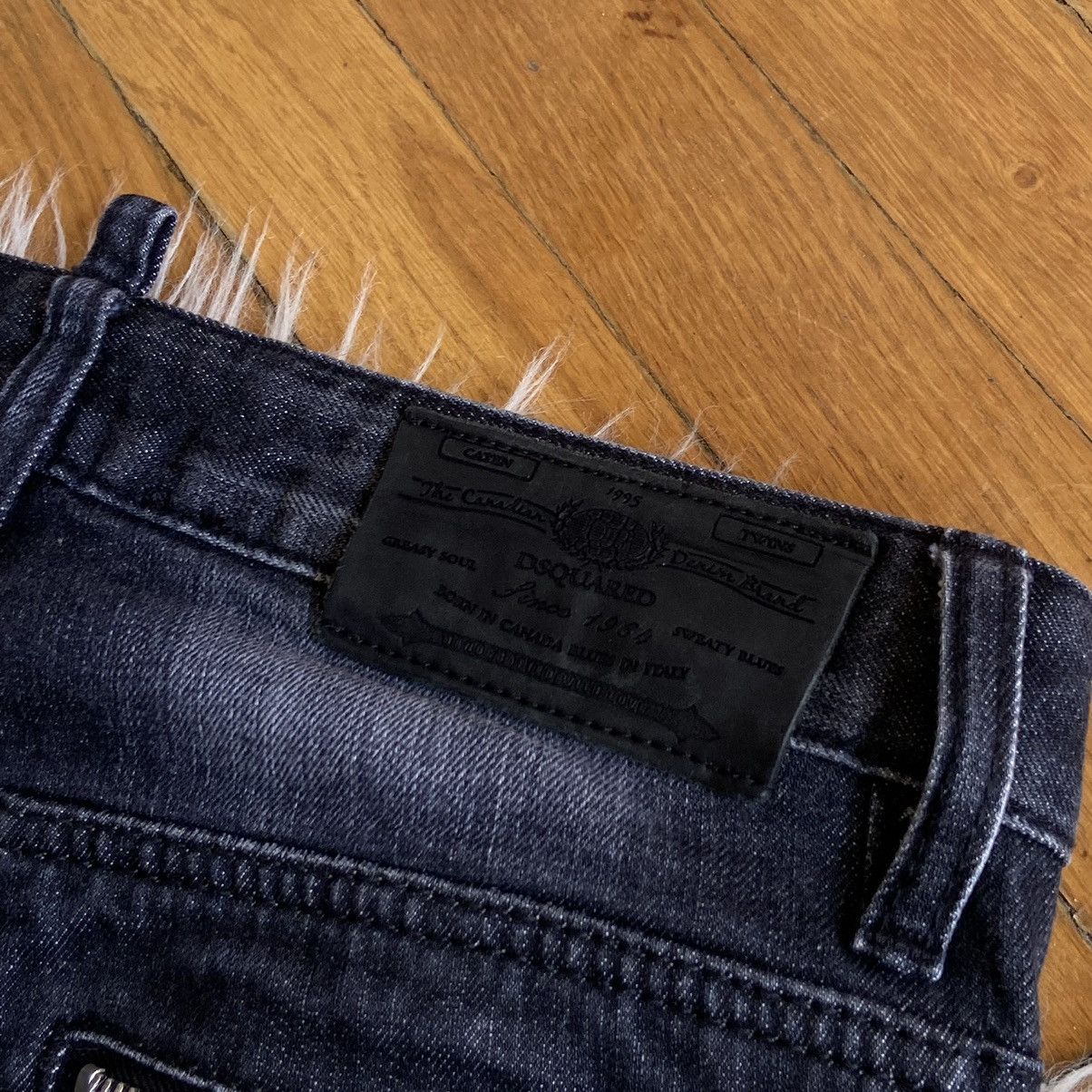 Dsquared2 📌 Crazy Dsquared2 Denim Y2K Skinny Jeans Size US 26 / EU 42 - 6 Thumbnail