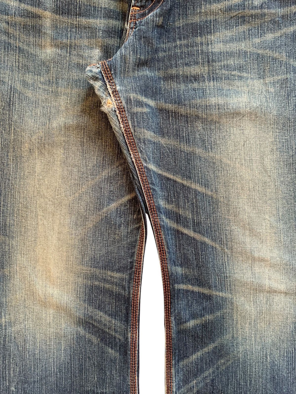 Edwin Exclusive Vintage Edwin Mud Wash Buckle Back Bootcut Jeans Size US 35 - 5 Thumbnail