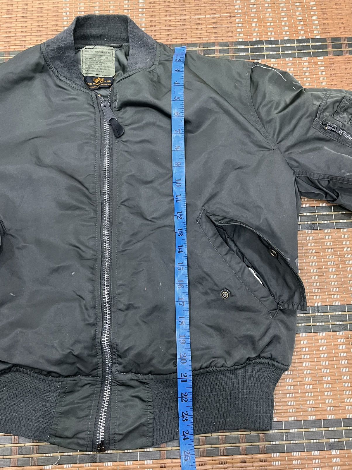 Alpha Industries Alpha Industries Inc Paint Splash MA 1 Bomber Jacket Size US L / EU 52-54 / 3 - 14 Thumbnail