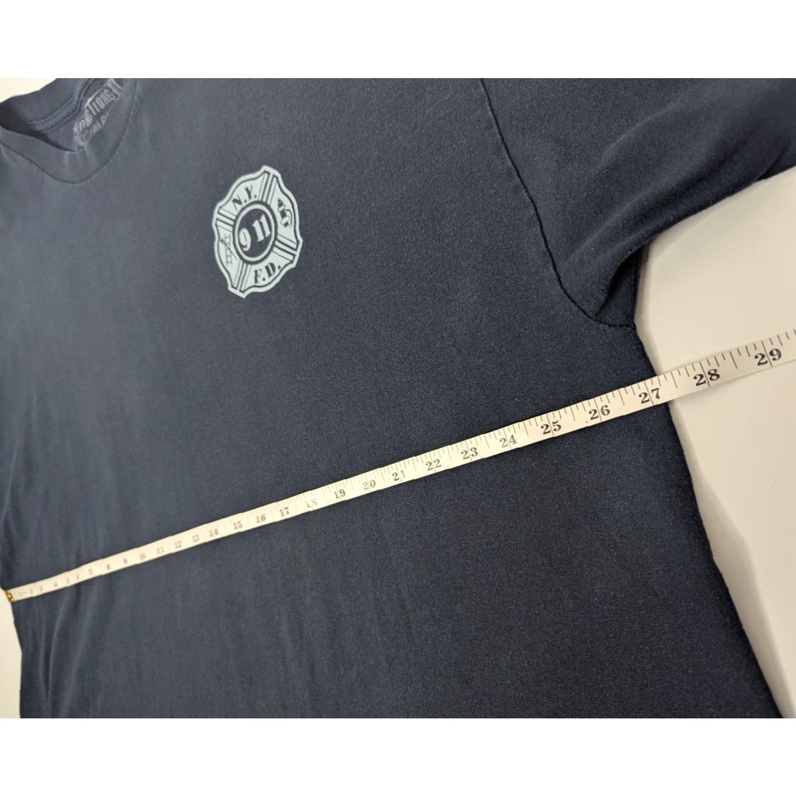 Vintage Sanctioned Violence T-Shirt Mens 3XL Blue Graphic Tee NY FD 911 Twin Towers Y2K Size US XXL / EU 58 / 5 - 6 Thumbnail