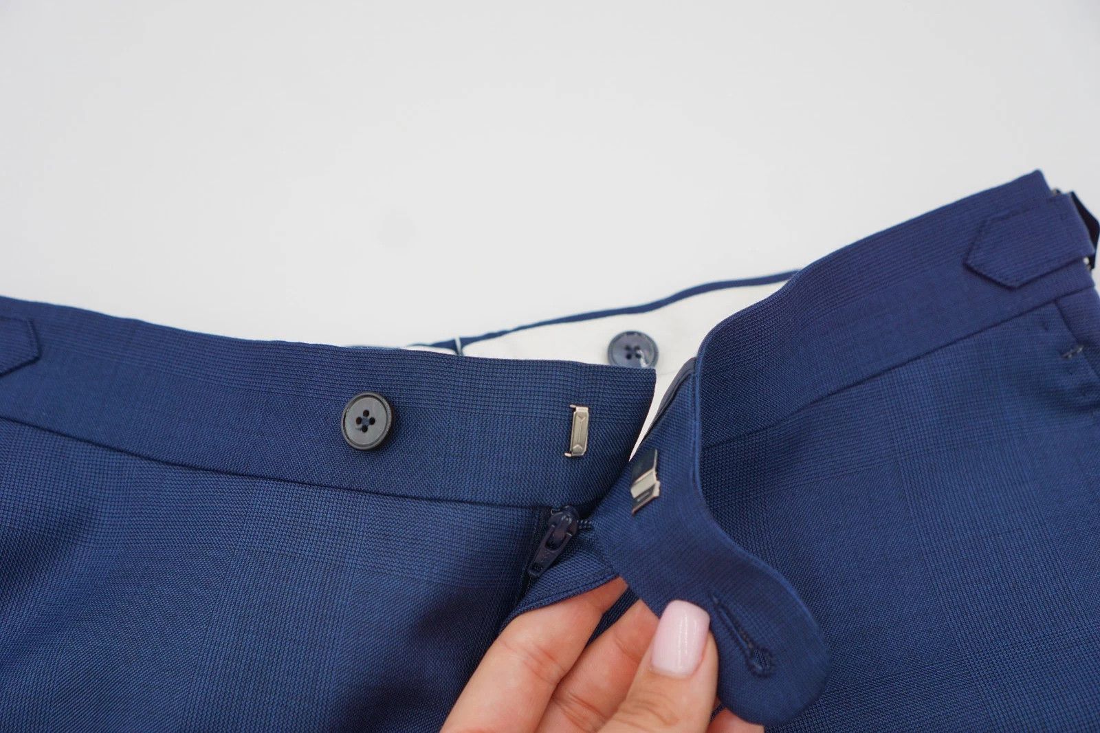 Suitsupply Men Suitsupply Pants Navy Blue Wool Brescia Size UK/US36 Size 36R - 3 Thumbnail