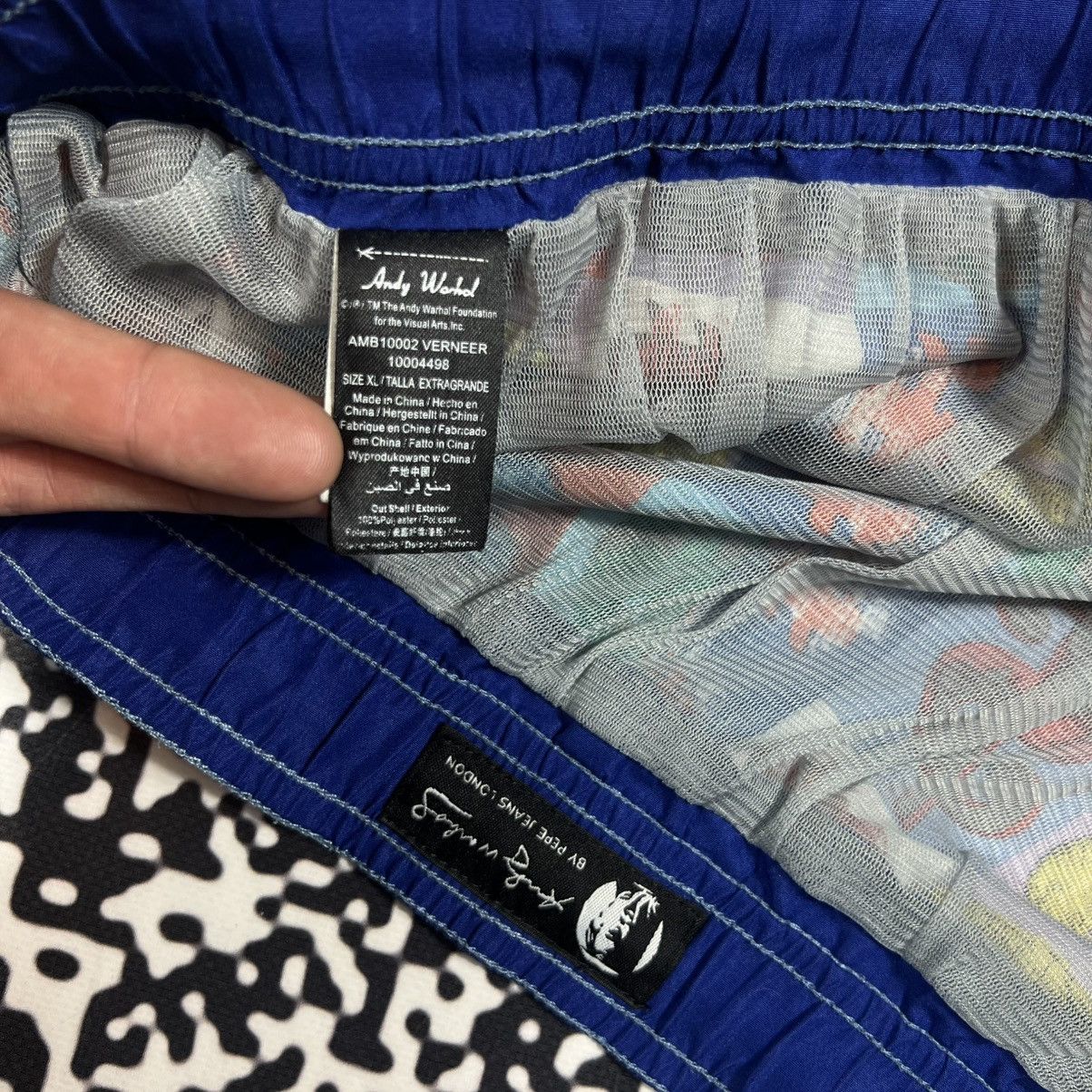 Andy Warhol Vintage Y2K Andy Warhol Dollar Logo Luxury Retro Shorts Size US 36 / EU 52 - 10 Thumbnail