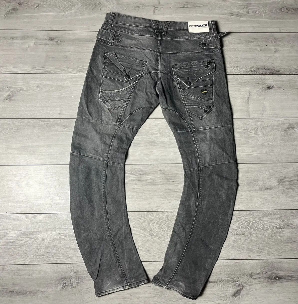 Southpole Vintage Police biker style denim jeans y2k Japanese Size US 36 / EU 52 - 2 Thumbnail
