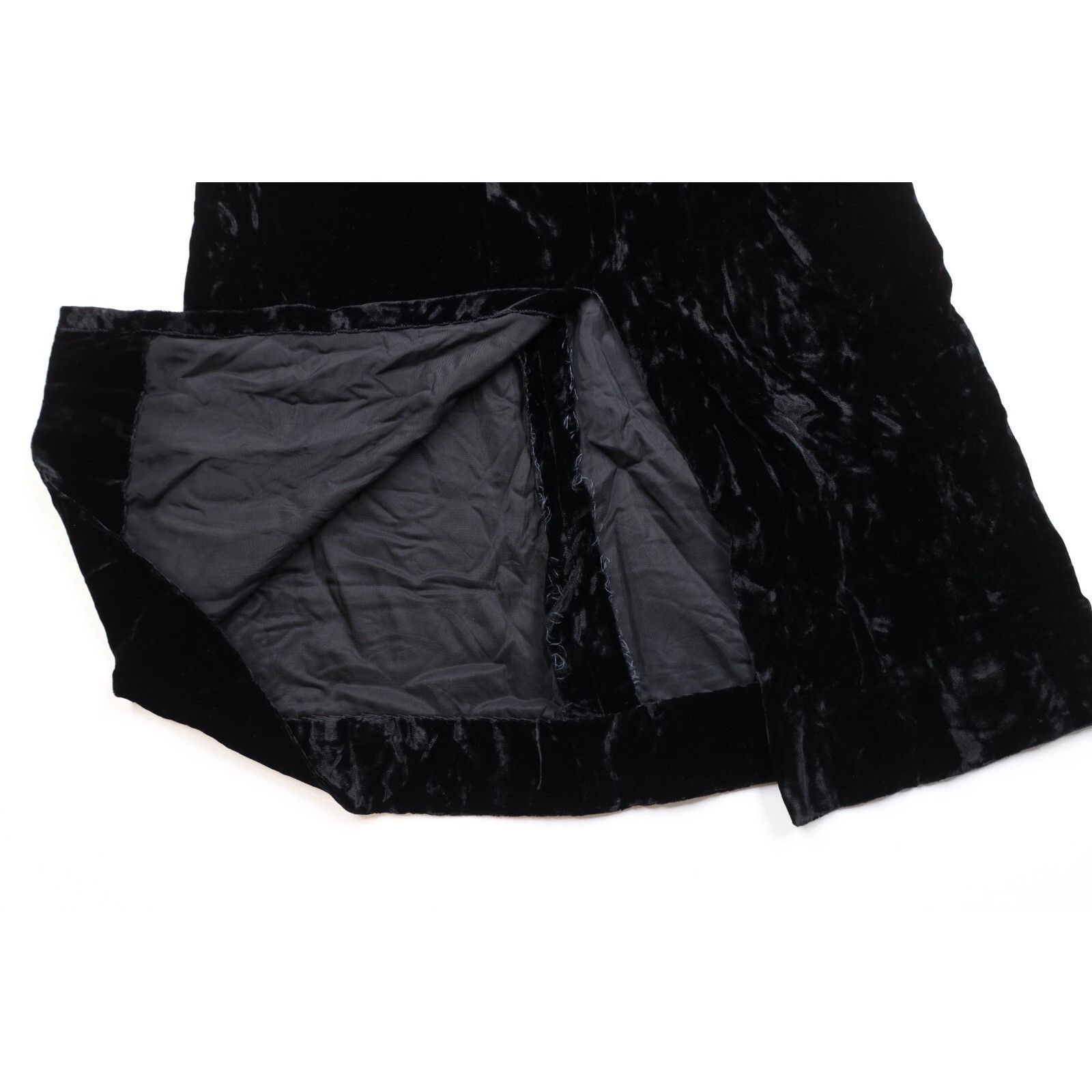 Vintage Vintage 60s 70s Crushed Velvet Velour Full Length Skirt Size 32" / US 10 / IT 46 - 9 Thumbnail