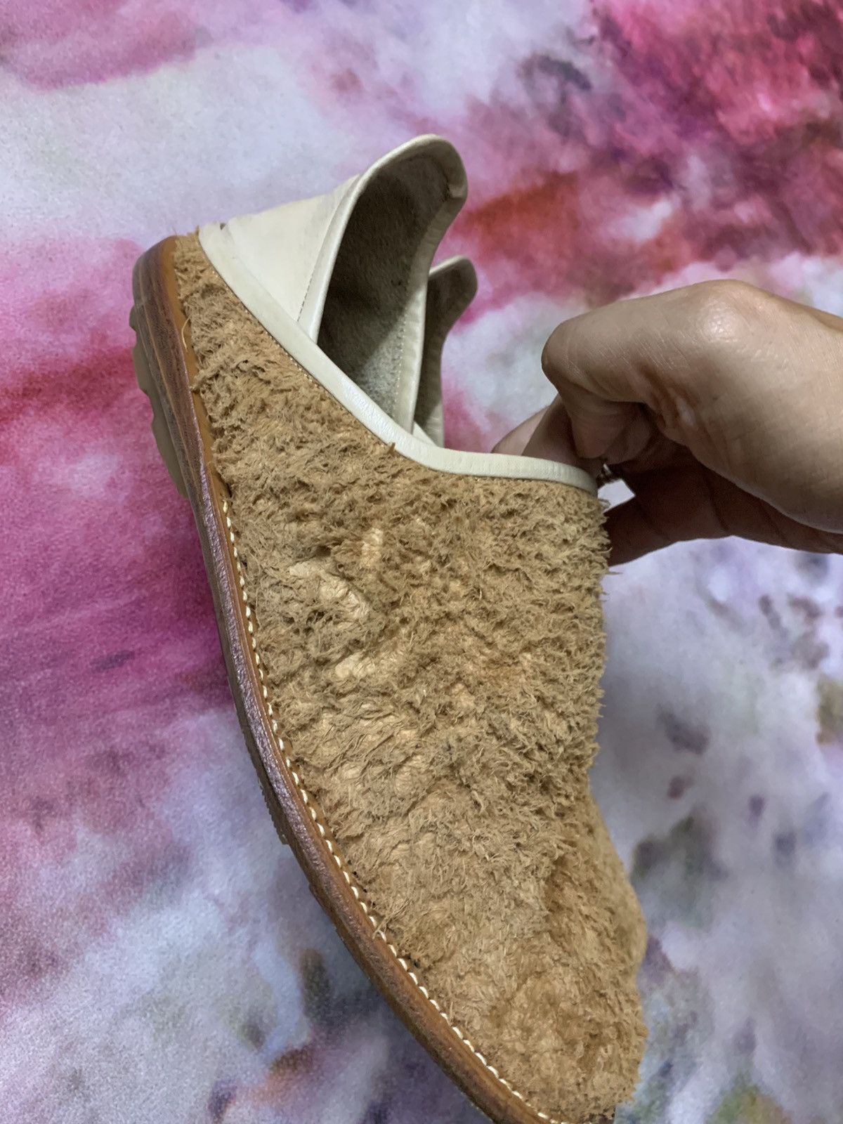 Issey Miyake Permanente by Issey Miyake Suede Slip On Shoes Size US 6 / IT 36 - 10 Thumbnail