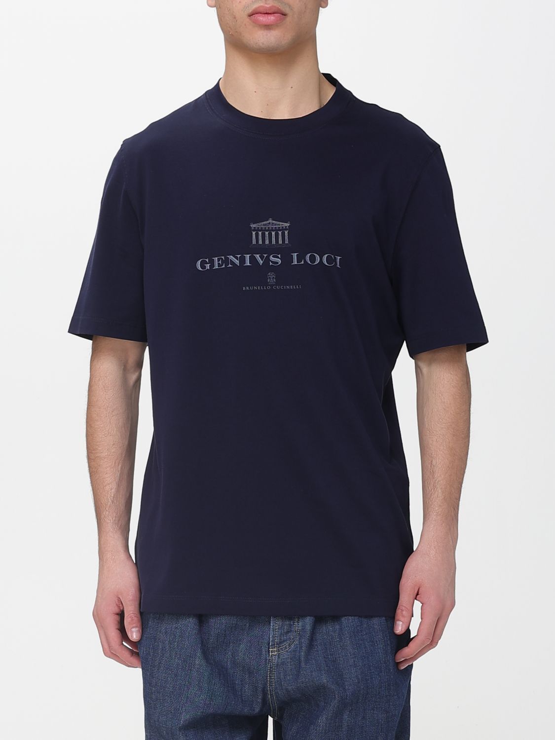 Brunello Cucinelli Brunello Cucinelli T-Shirt Men Blue Size US XXL / EU 58 / 5 - 1 Thumbnail