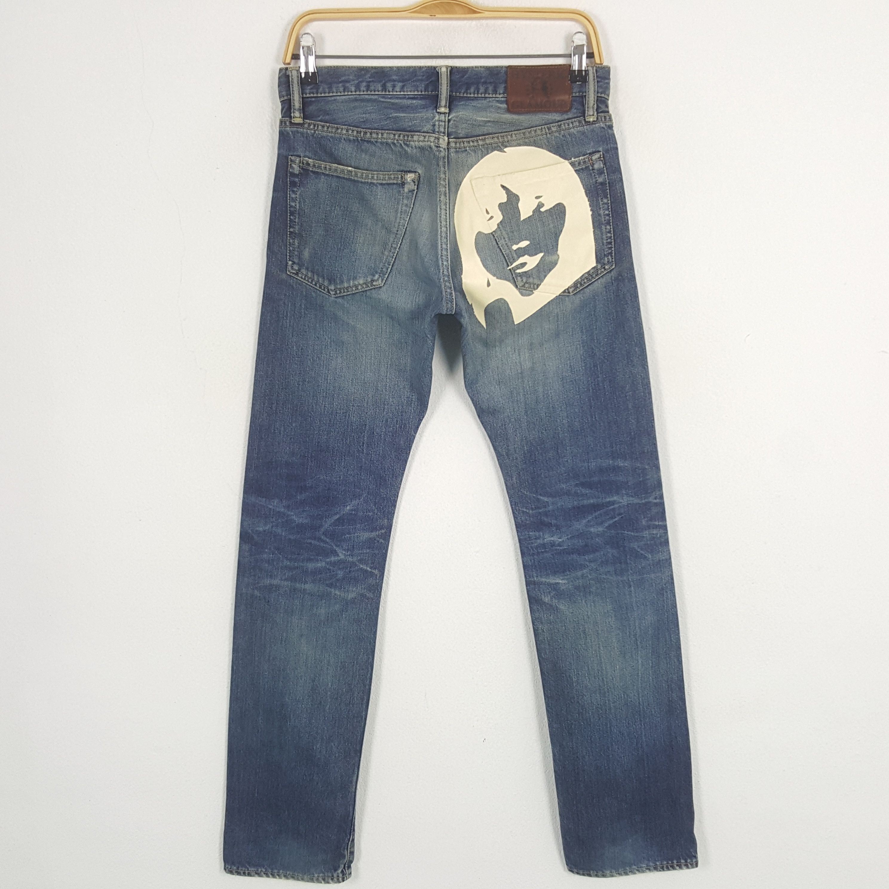 Hysteric Glamour × Japanese Brand × Vintage Vintage Hysteric Glamour Selvedge Custom Logo Denim Jeans Size US 30 / EU 46 - 1 Thumbnail