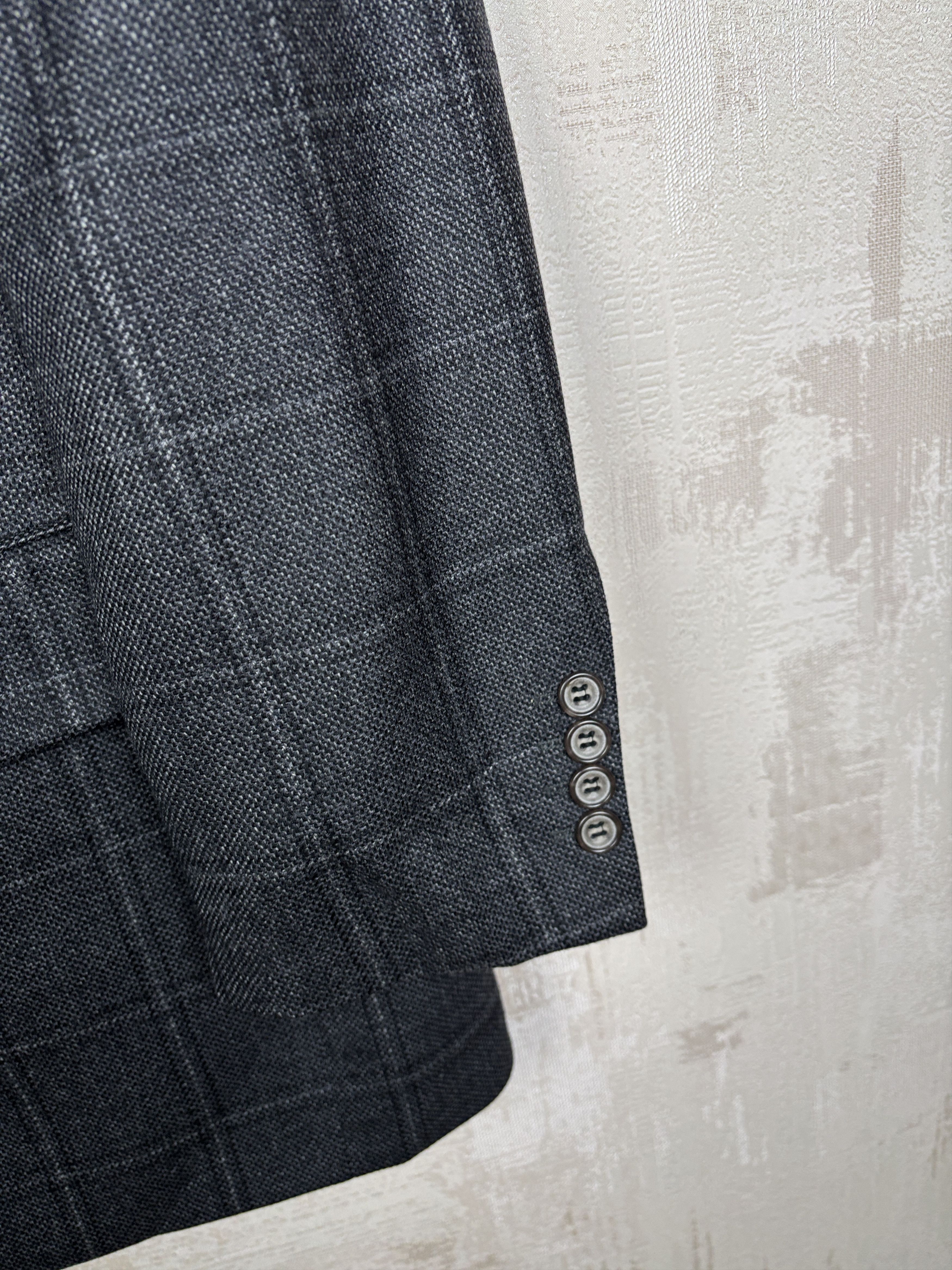 Other Mario Barutti x Cashalana Wool Cashmere Blend Check Blazer Size 38R - 6 Thumbnail
