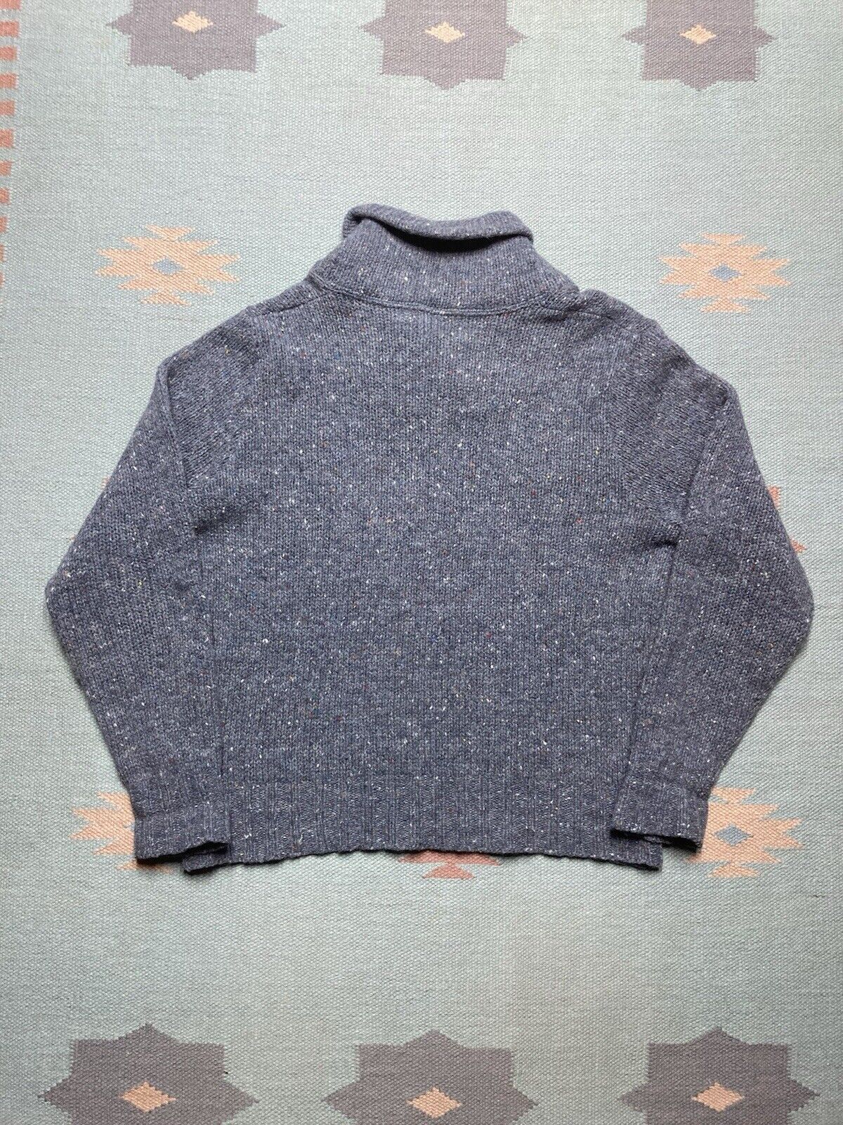 Eddie Bauer × Vintage Eddie Bauer knit sweater wool shawl collar flecked women’s S Size S / US 4 / IT 40 - 6 Thumbnail