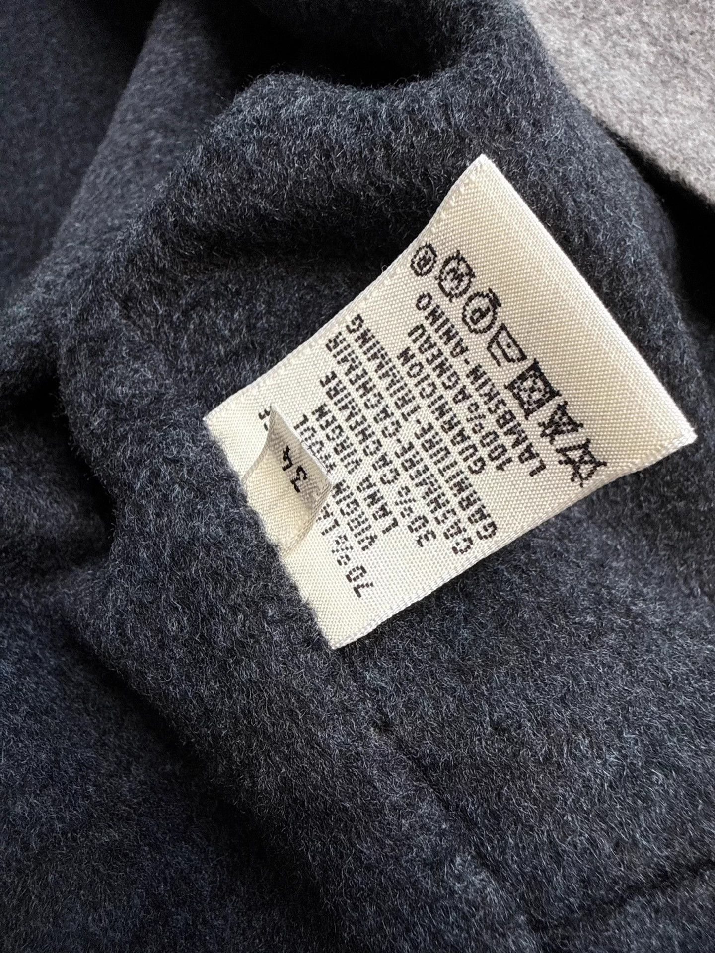 Hermes new Hermes gray/charcoal lined 1 button hooded coat belt 34 Size XS / US 0-2 / IT 36-38 - 7 Thumbnail
