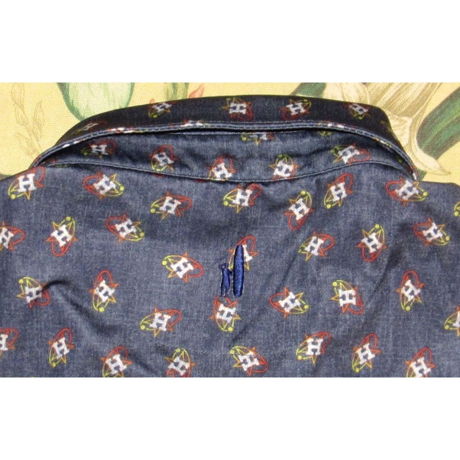 johnnie-O JOHNNIE O Houston Astros Short Sleeve Performance Polo Shirt XXL Mens XXL Blue Astros Polo Shirt Size US XXL / EU 58 / 5 - 3 Thumbnail