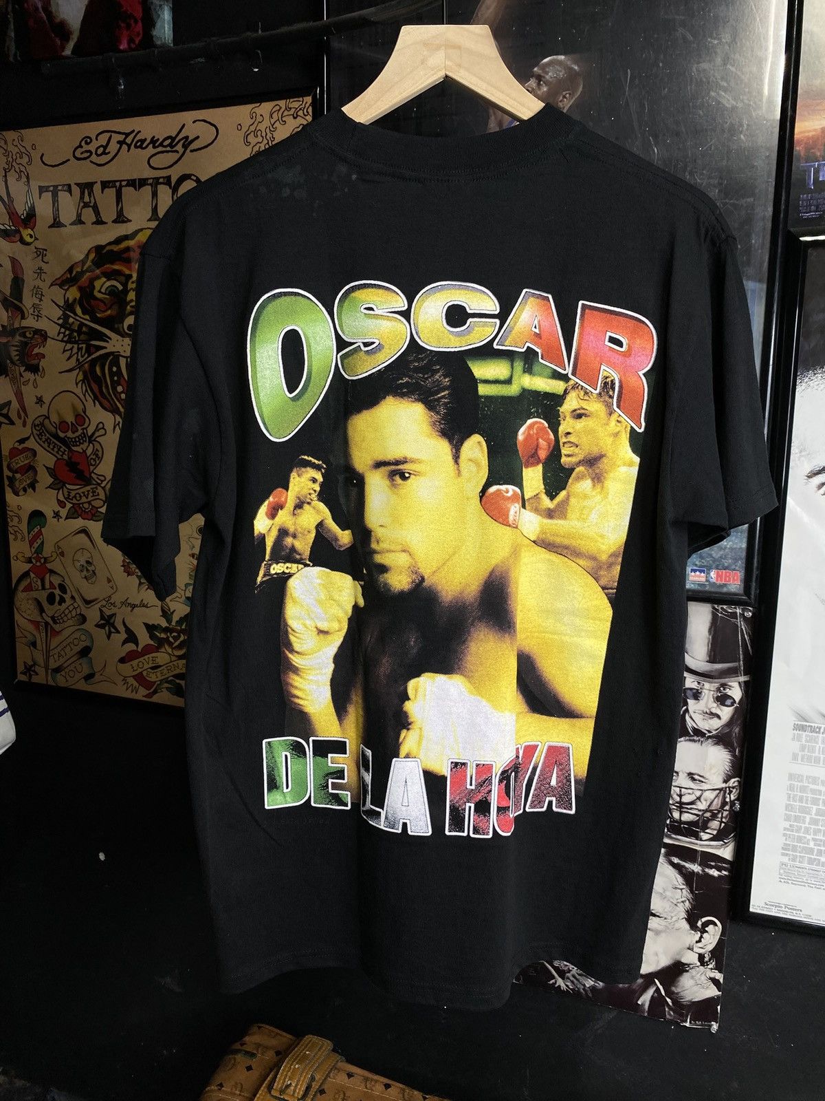 Vintage Vintage 90’s Oscar De La Hoya Rap T-Shirt Vtg Boxing Large Size US L / EU 52-54 / 3 - 7 Thumbnail