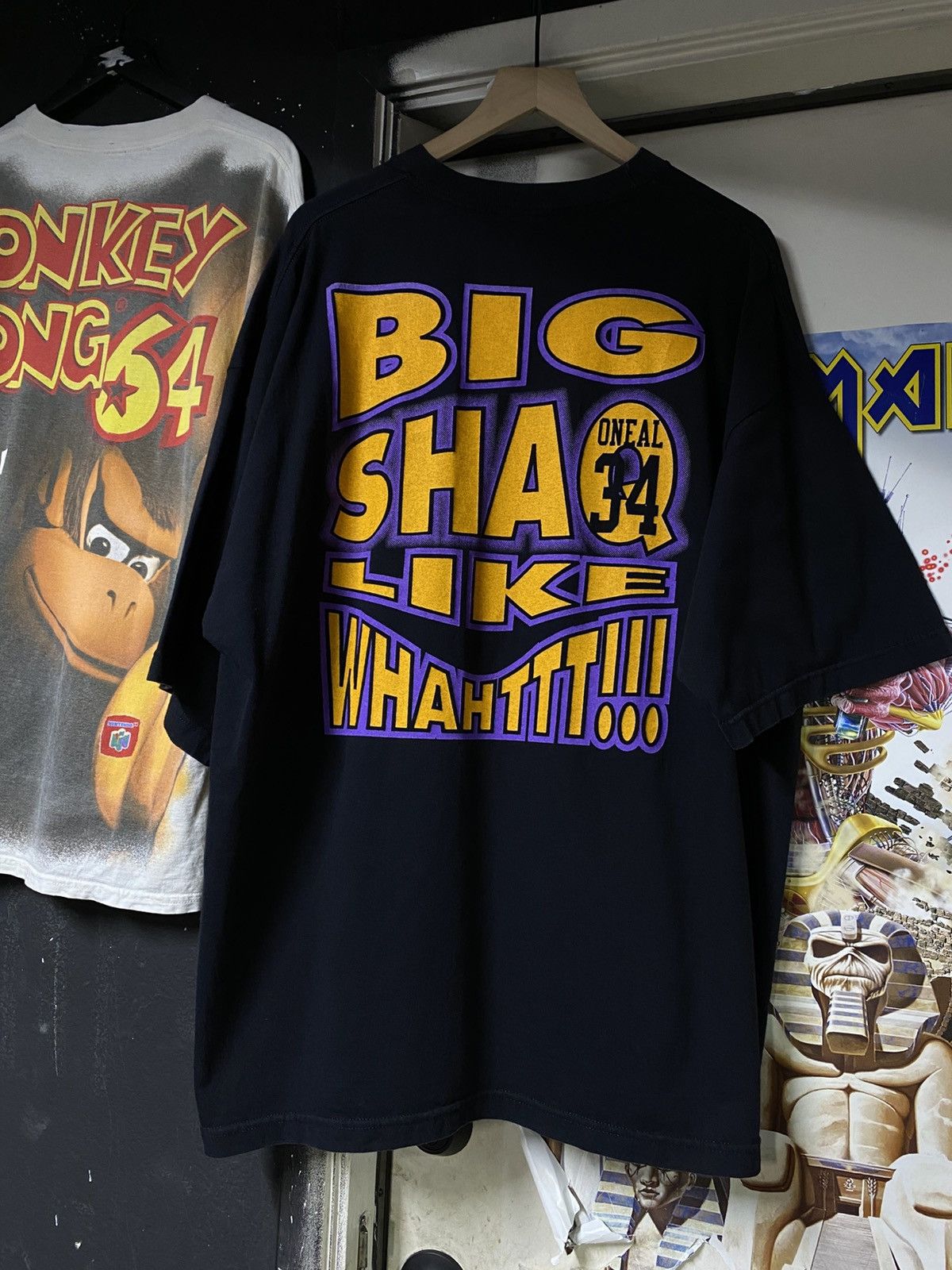 NBA 90’s Vintage Lakers Shaq MVP Tee Shirt 2XL Size US XXL / EU 58 / 5 - 2 Thumbnail