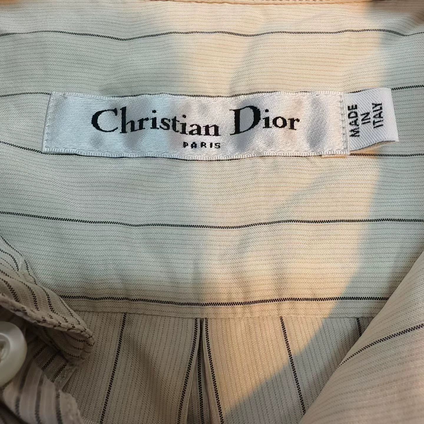 Dior long shirt with bee embroidery