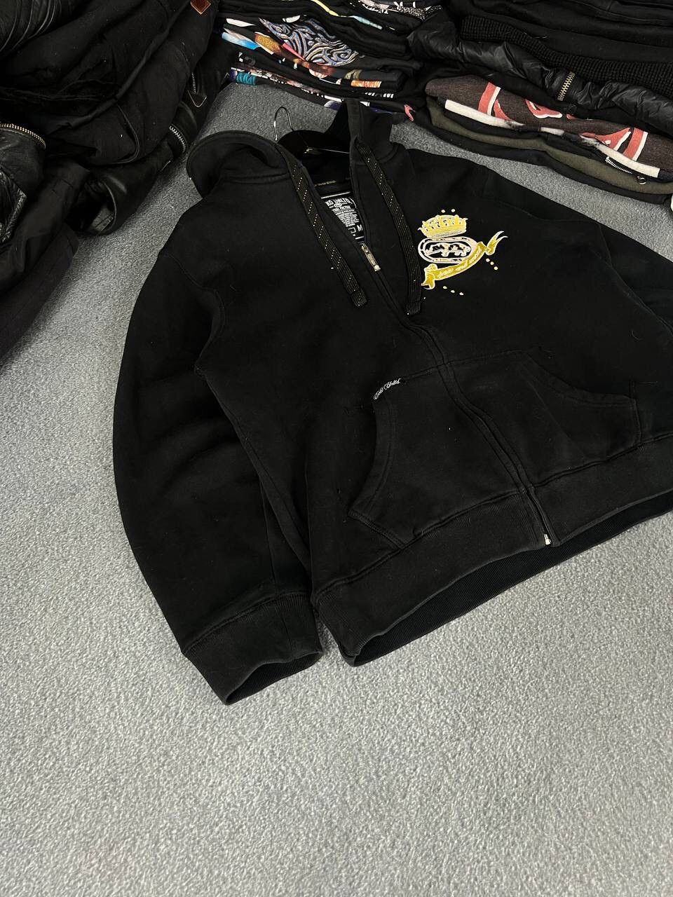 Ecko Unltd. Ecko Unltd Vintage Faded Black Zip Up Hoodie Size US M / EU 48-50 / 2 - 5 Thumbnail