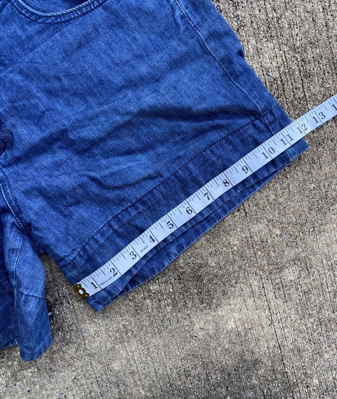 Vintage Cabane De Zucca Double Waist by Issey Miyake Shortpant Denim Size 31" - 12 Thumbnail