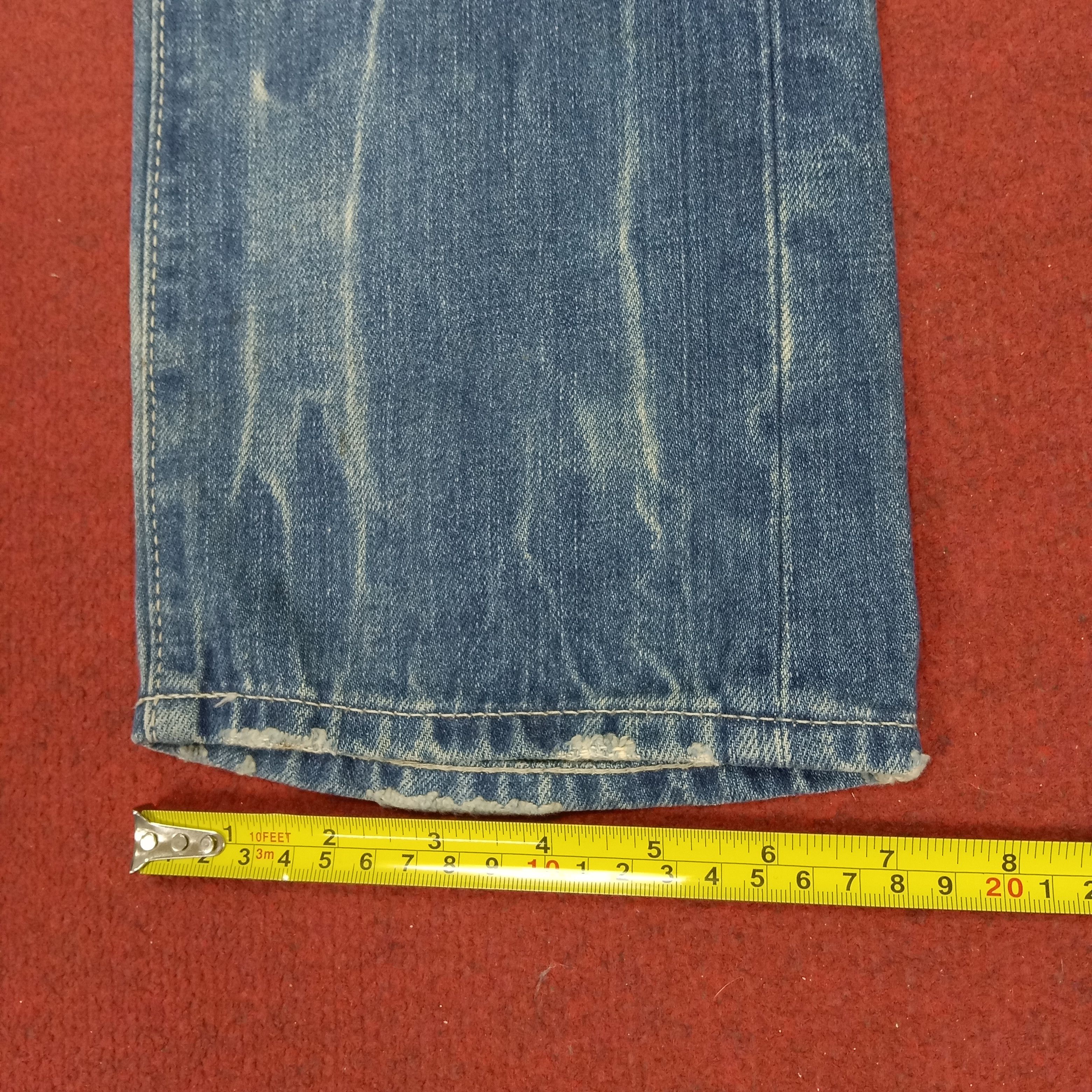 Vanquish Vanquish Gold Distressed Jeans Rock Punk Style Size 31" - 11 Thumbnail