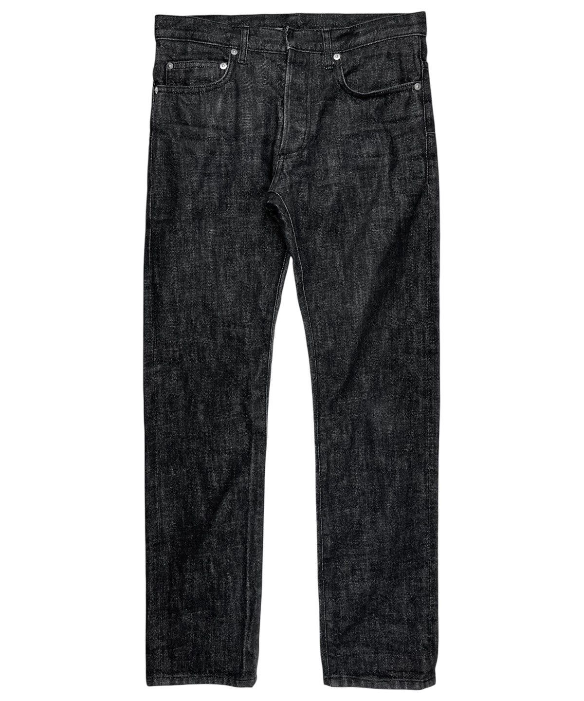 Dior SS08 Dior Homme Black Japanese Raw Denim Jeans | Grailed