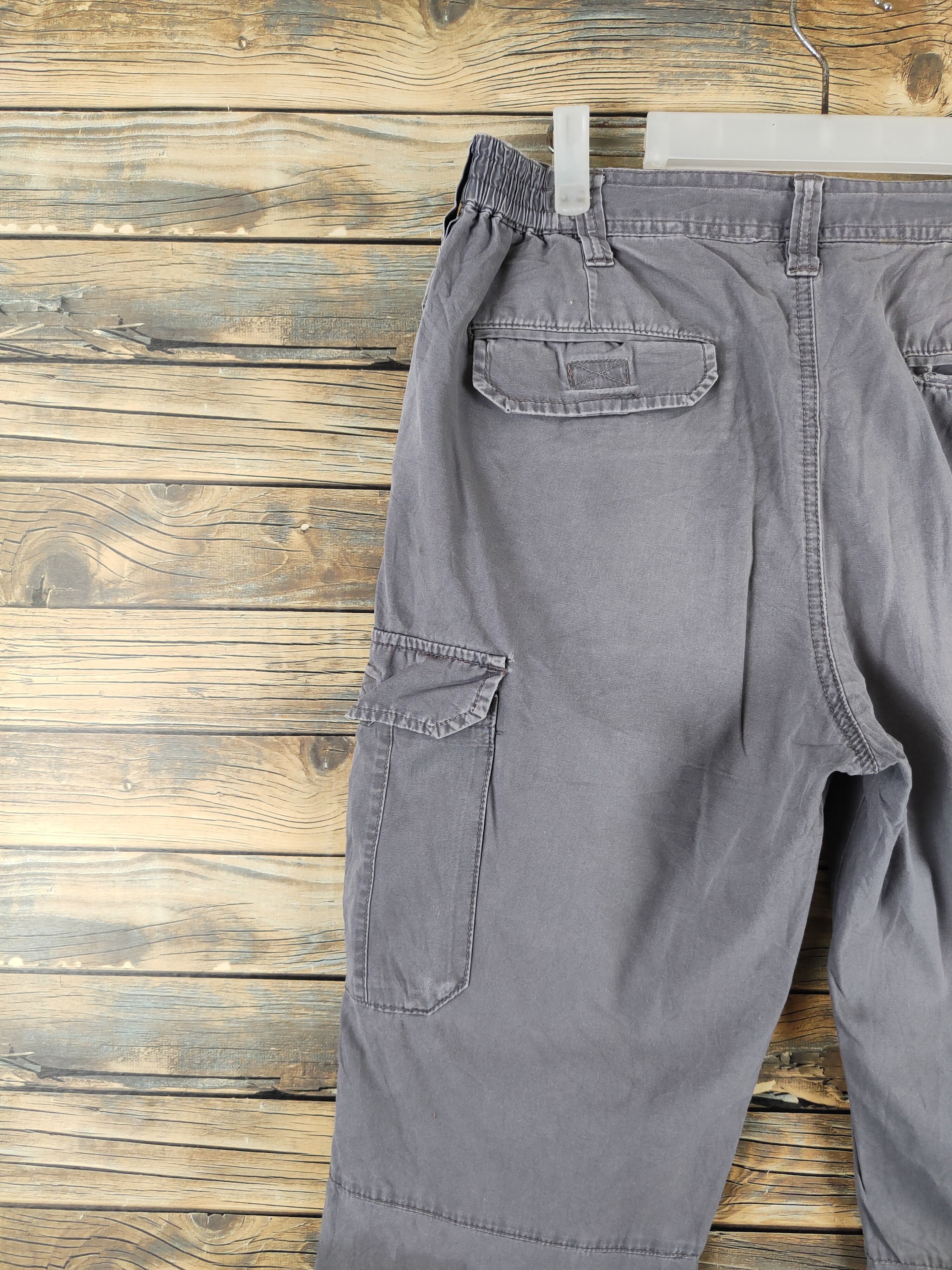 Japanese Brand N evolutions Gray Multipocket Tactical Cargo Pants #W2212 Size US 34 / EU 50 - 8 Thumbnail
