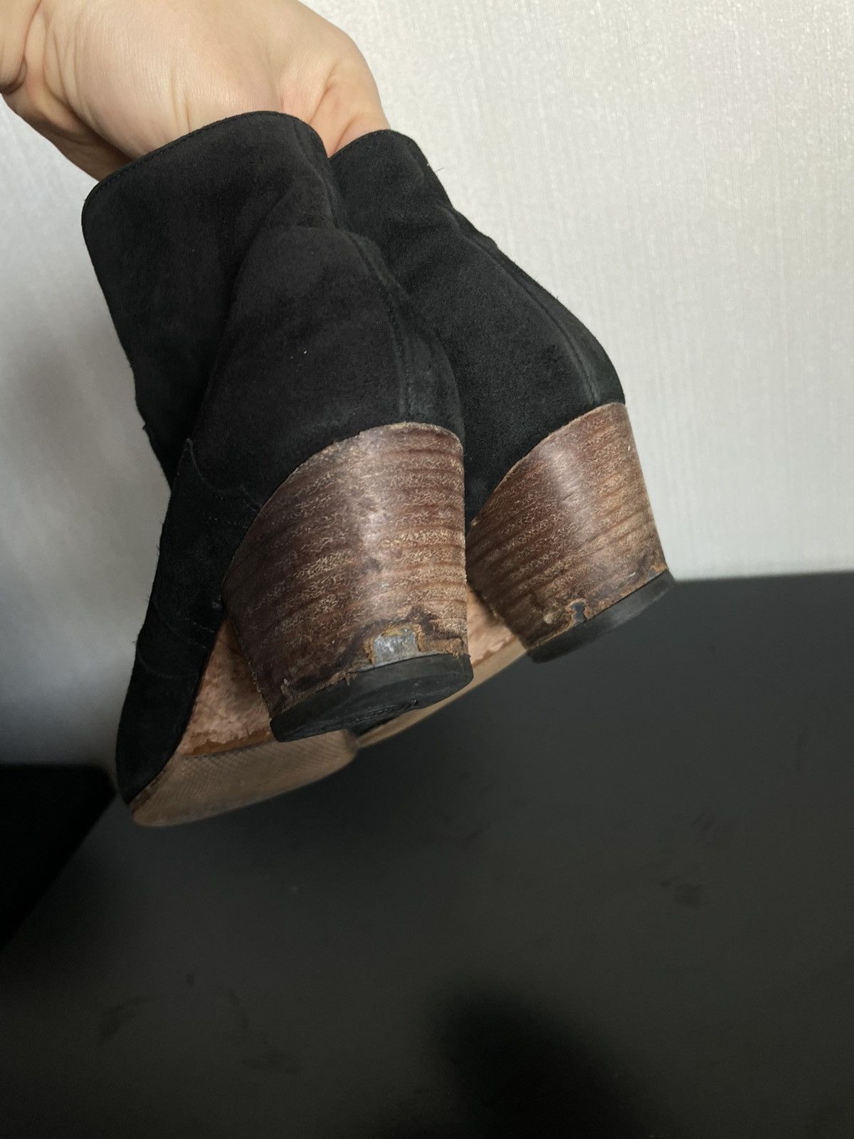Designer × Isabel Marant × Vintage Vintage Isabel Marant Suede Western Boots/Heels Zip Size US 7 / IT 37 - 12 Thumbnail