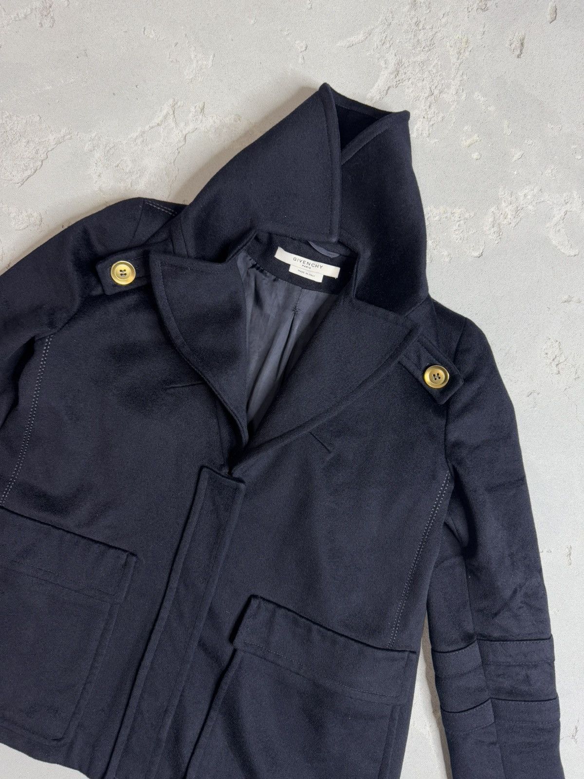 Givenchy × Vintage Givenchy Trendy Blue Jacket Size XS / US 0-2 / IT 36-38 - 3 Thumbnail