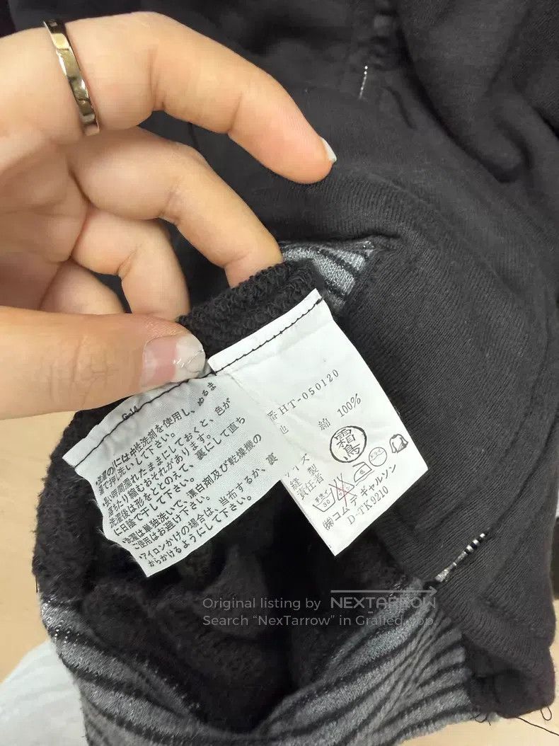 Comme des Garcons Comme des Garçons Nude black and gray color-blocked baseba Size M / US 6-8 / IT 42-44 - 5 Thumbnail