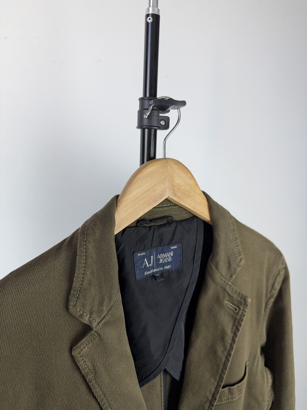 Armani × Emporio Armani Vintage 90s Armani Jeans Luxury Blazer Jacket Size US M / EU 48-50 / 2 - 4 Thumbnail