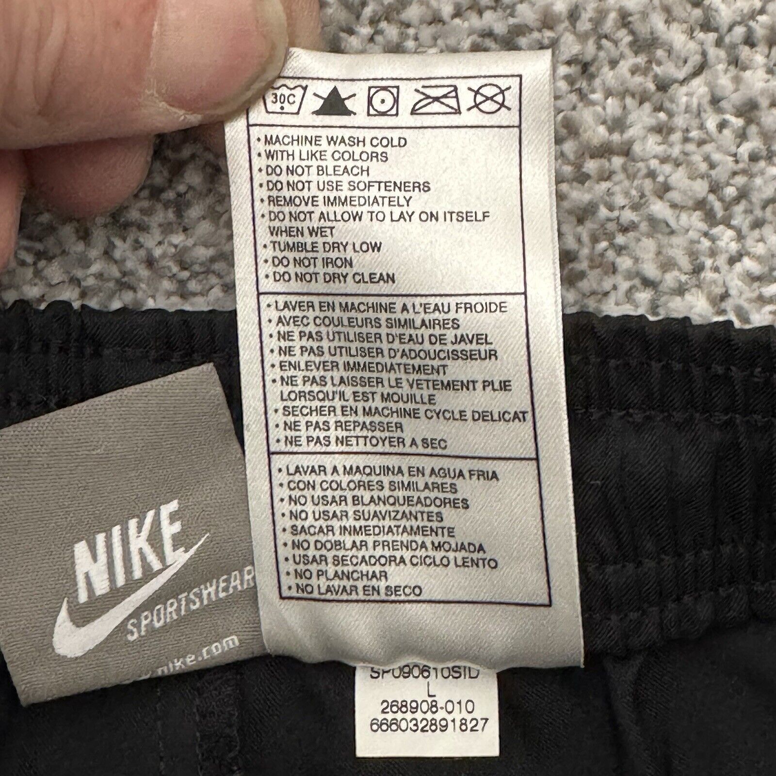 Nike Nike Track Pants Womens Large Y2K Fit Dry Athleisure Size 32" / US 10 / IT 46 - 15 Thumbnail