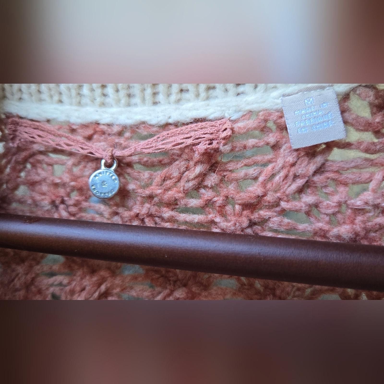 Other Anthropologie Lilitz Knit Sweater With Romantic Collar Size M / US 6-8 / IT 42-44 - 5 Thumbnail