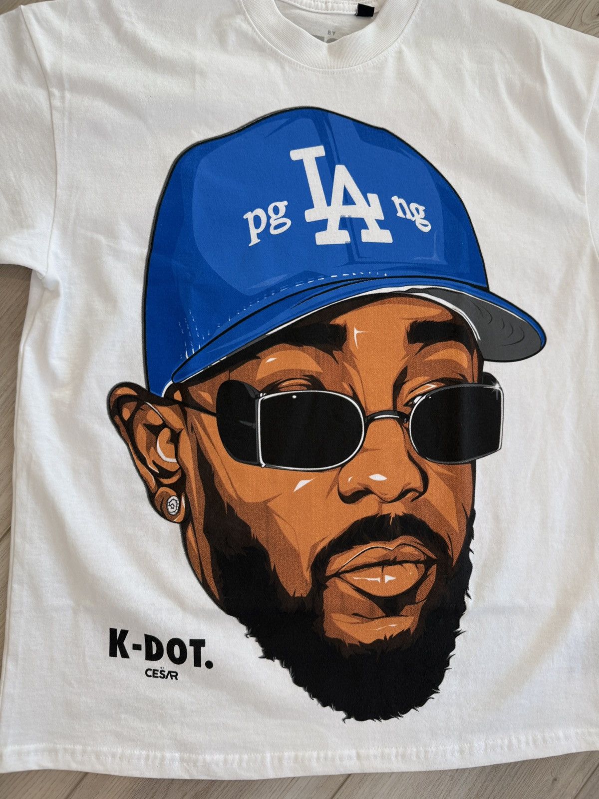 Other Bycesar Kendrick Lamar Not Like Us Oversized White Small Size US S / EU 44-46 / 1 - 2 Thumbnail