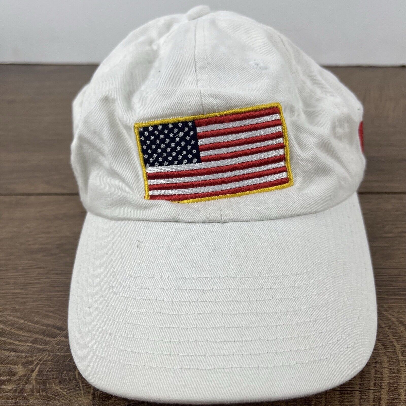 Other USA Flag Hat American Flag Adjustable Hat White Adjustable H Size ONE SIZE - 6 Thumbnail