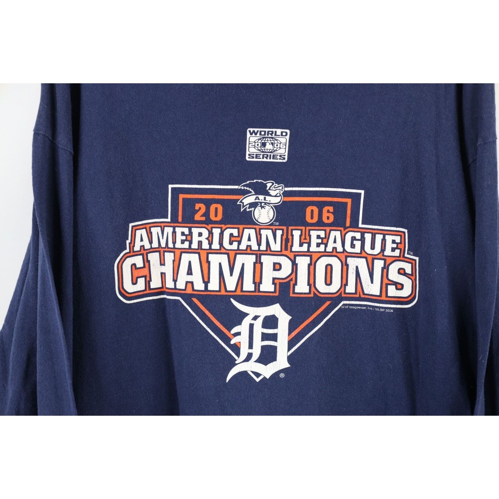 Vintage Vintage Faded 2006 World Series Detroit Tigers T-Shirt Size US M / EU 48-50 / 2 - 4 Thumbnail