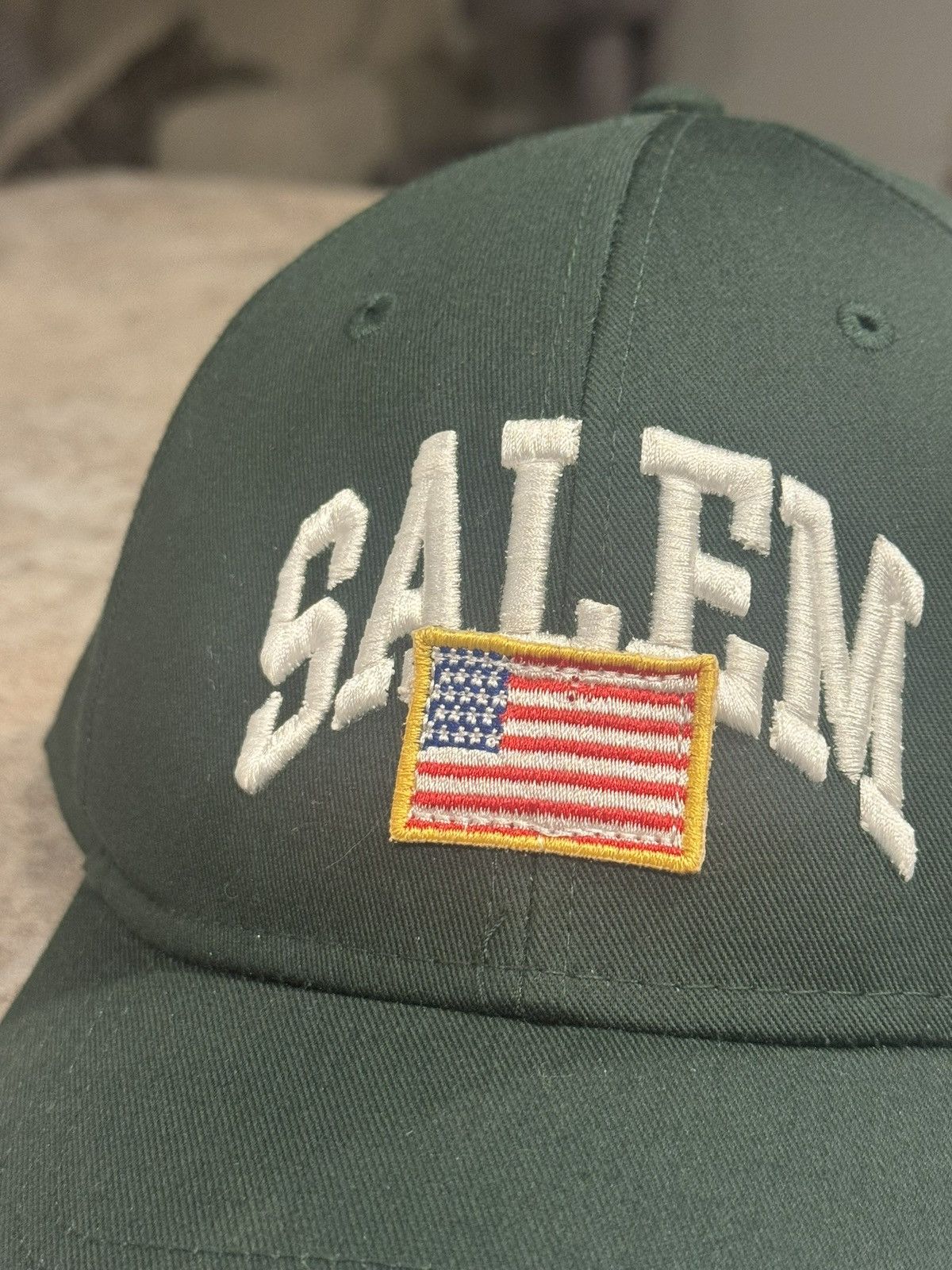 S4LEM Salem Green American Flag Hat Size ONE SIZE - 2 Thumbnail