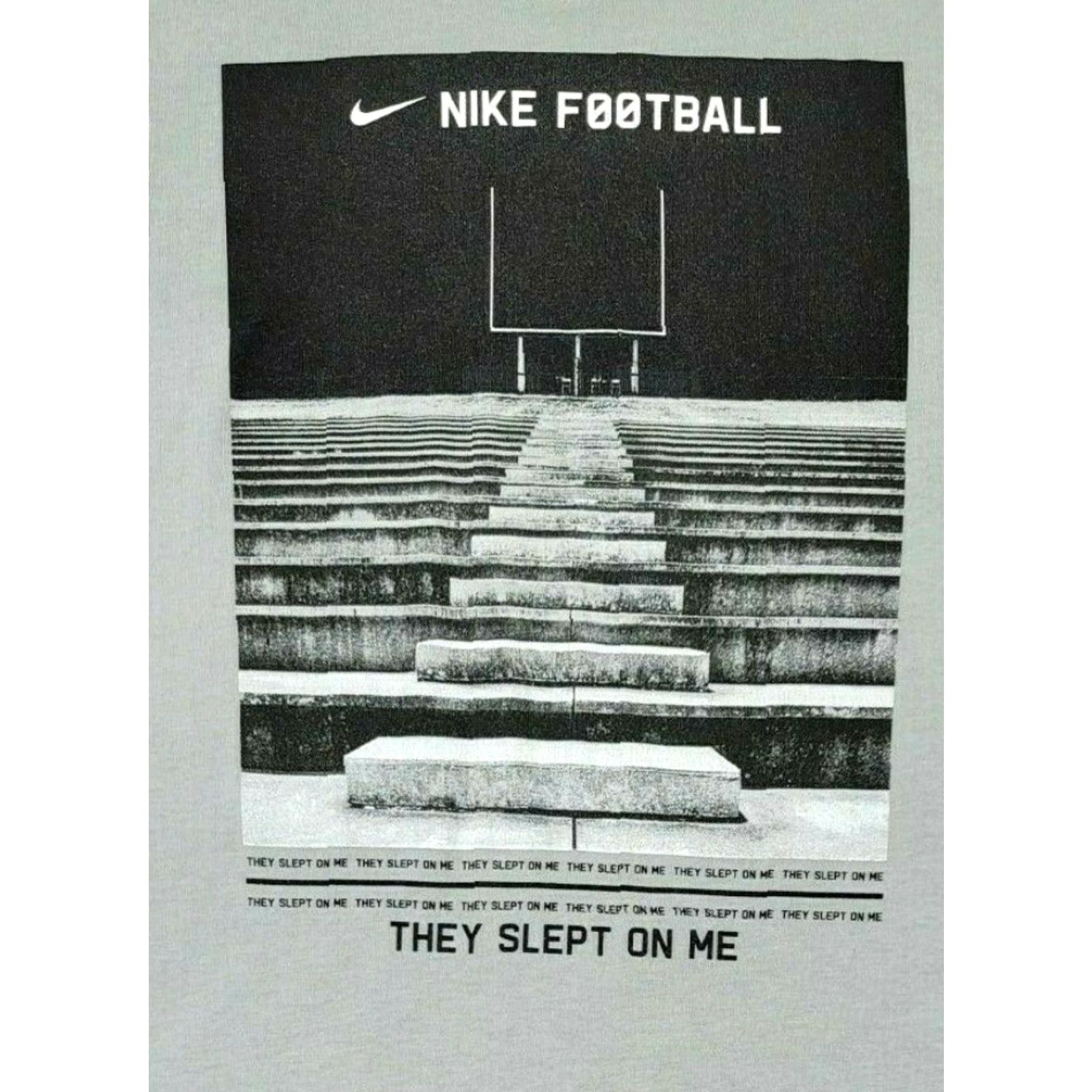 Nike Nike Tee Shirt Football Short Sleeve Mens S Nike Dri-Fit Gray White Athletic Size US S / EU 44-46 / 1 - 2 Thumbnail