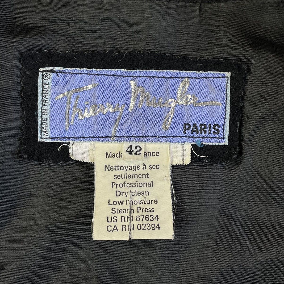 Thierry Mugler × Vintage 80’s-90’s THIERRY MUGLER ARCHIVE CROPPED BOMBER JACKET Size M / US 6-8 / IT 42-44 - 13 Thumbnail