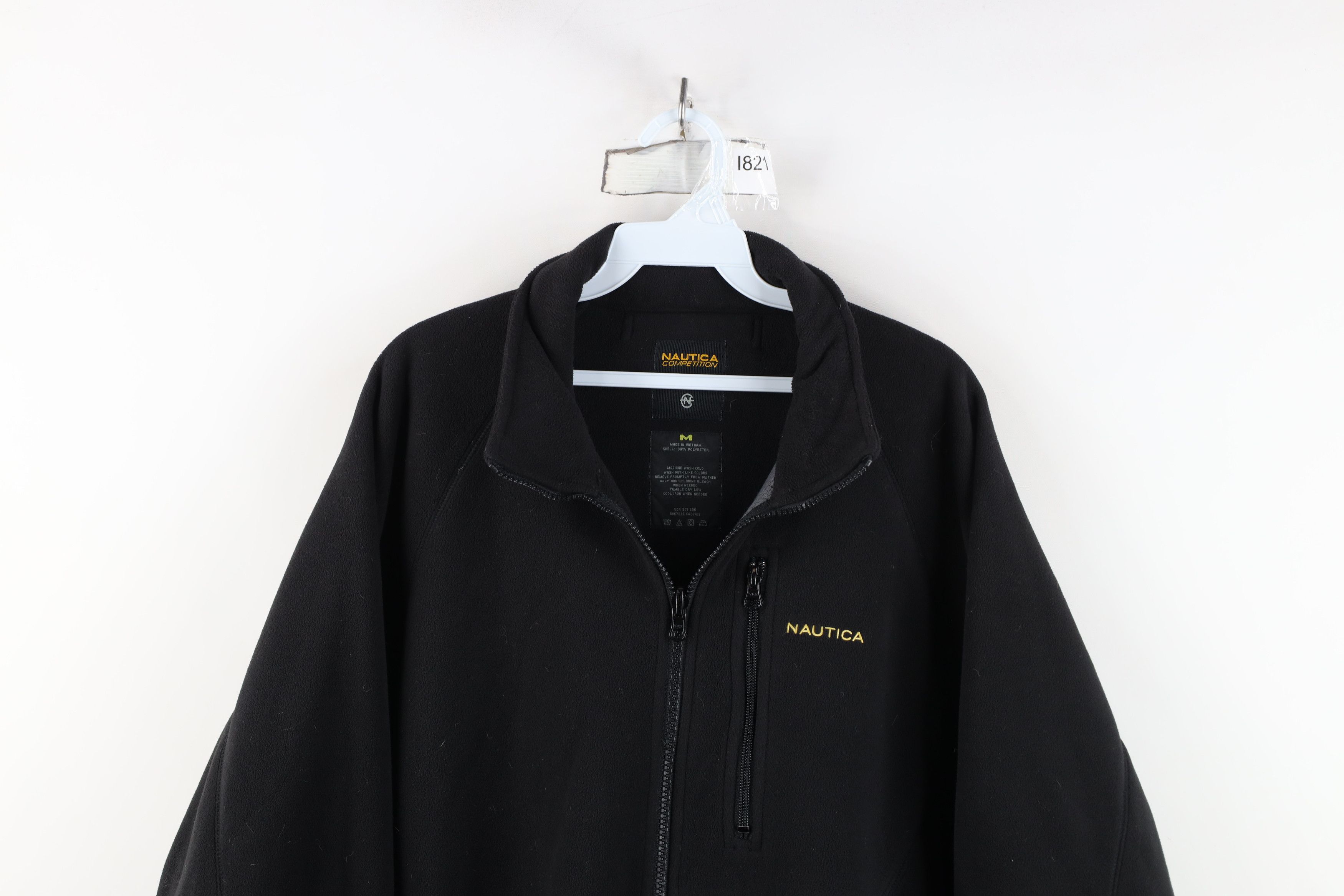 Nautica Vintage 90s Nautica Competition Spell Fleece Full Zip Jacket Size US M / EU 48-50 / 2 - 2 Thumbnail