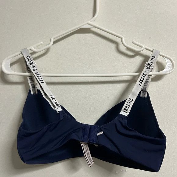 Victoria's Secret Victoria Secret Blue Wireless Bra Size ONE SIZE - 2 Thumbnail